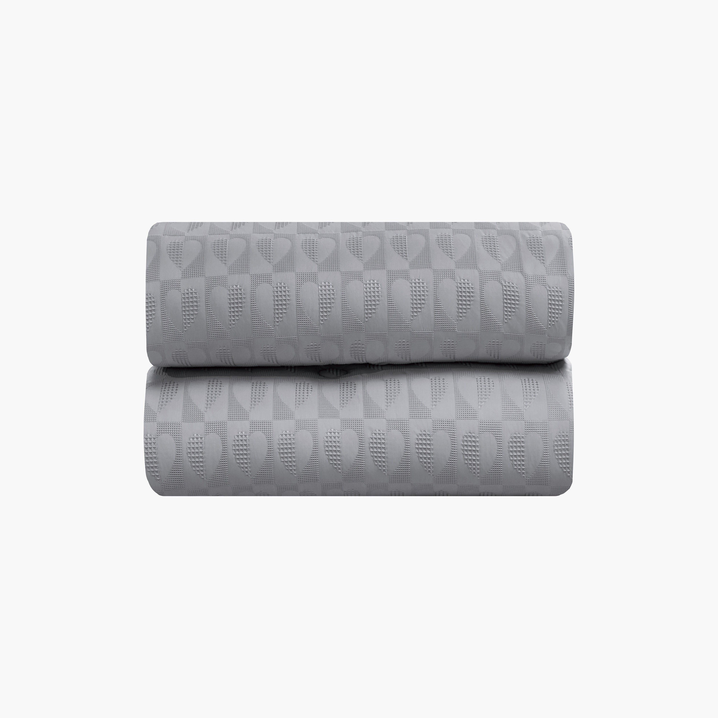 Unique Home All Season Textured Waffle 4 pcs Twin Comforter Set - 170x230 cms-household-bedding-comfortersandbedspreads-comforters-image-3