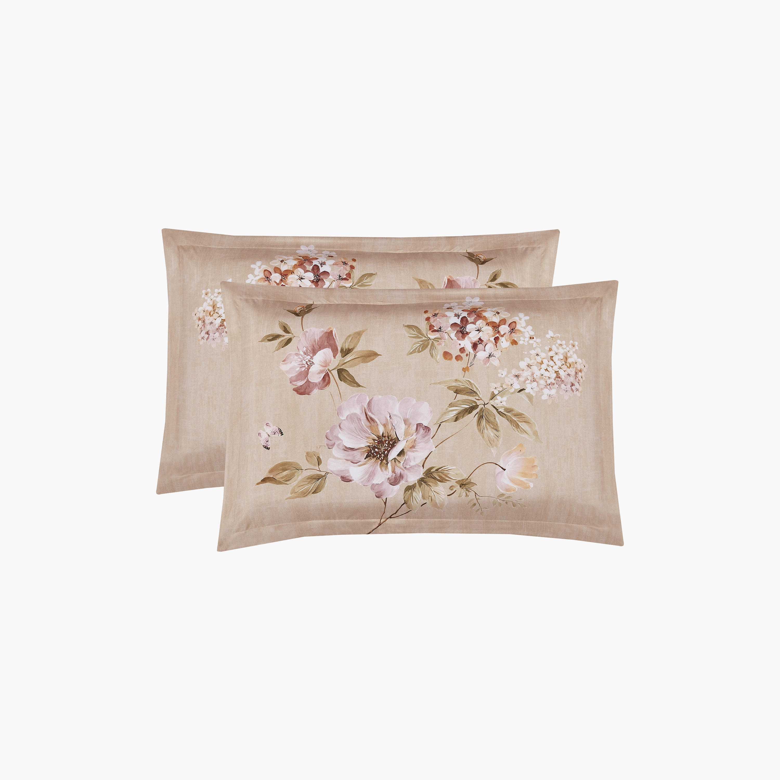 Lifestyle Super King Floral Print 6 Piece Reversible Comforter Set - 260x240cms-household-bedding-comfortersandbedspreads-comforters-image-4