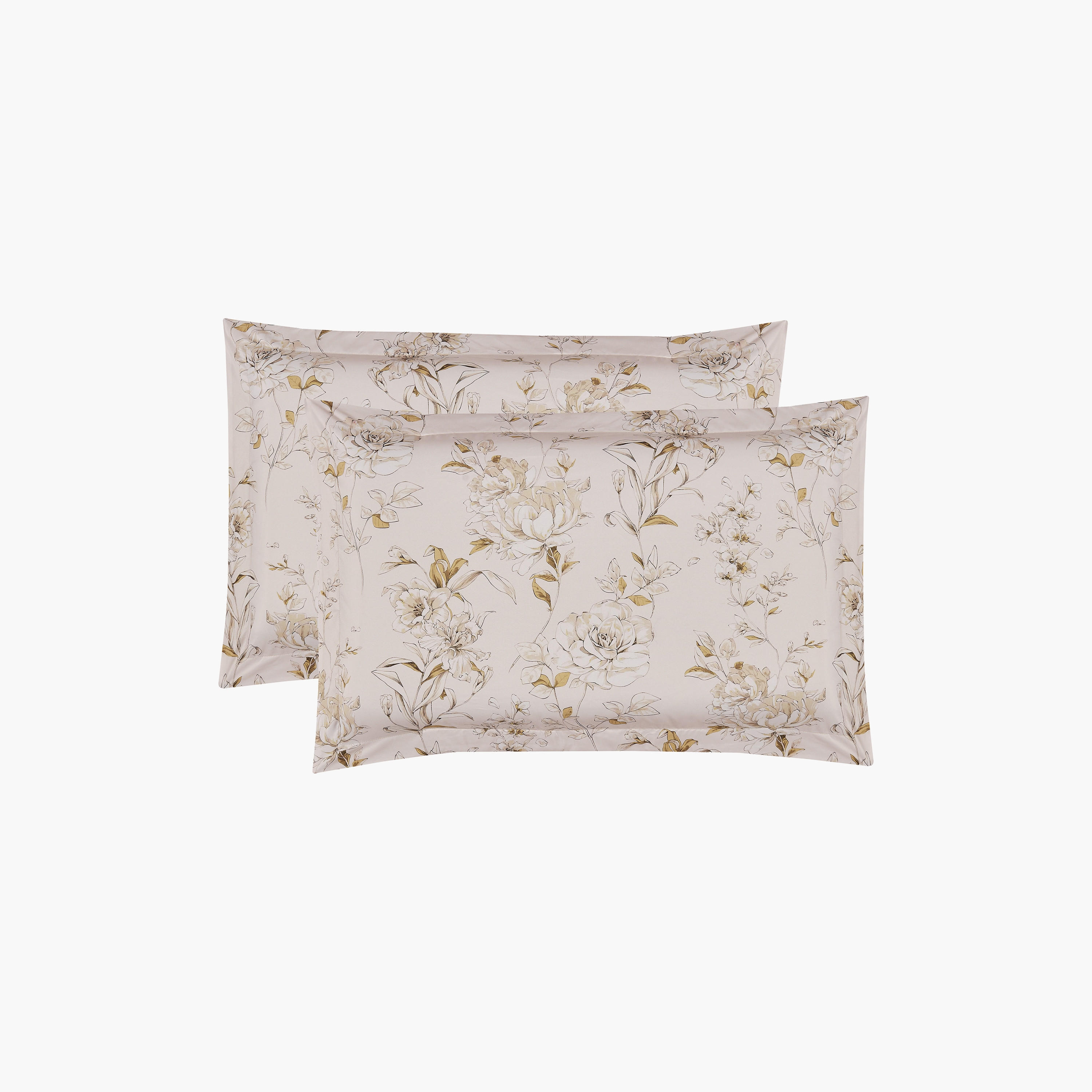 Lifestyle Super King Floral Print 6 Piece Reversible Comforter Set - 260x240cms-household-bedding-comfortersandbedspreads-comforters-image-18