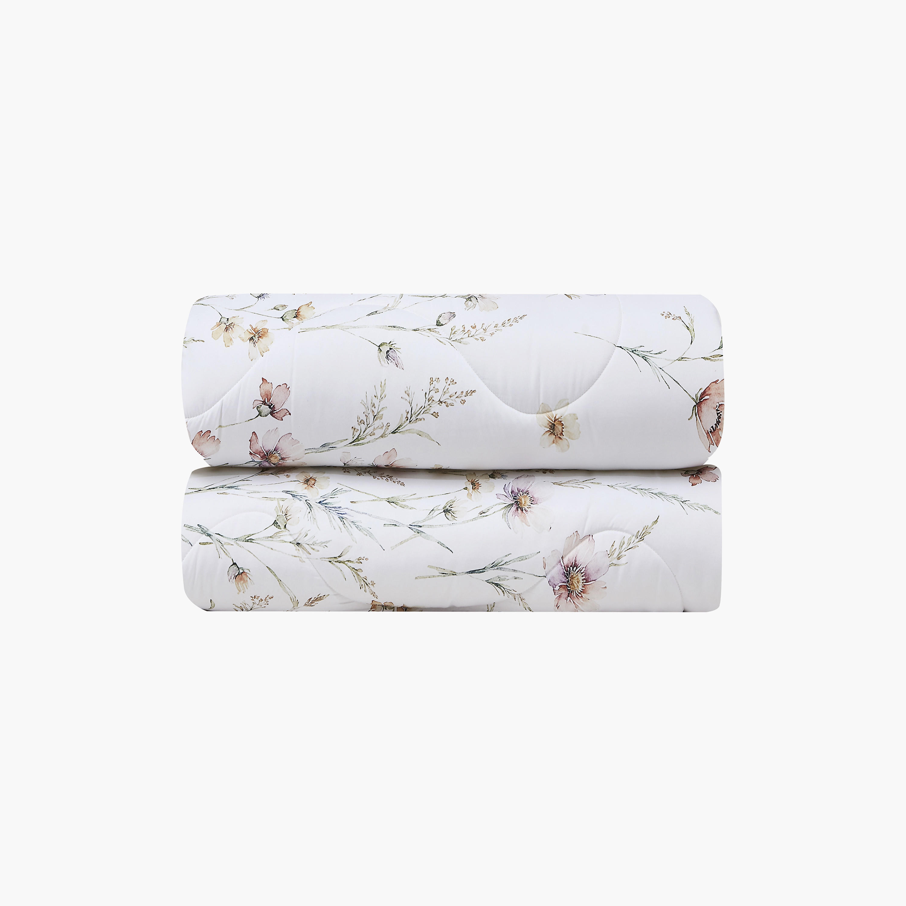 طقم لحاف قابل للعكس مكون من 6 قطع بنقشة زهور، مقاس سوبر كينج - 260×240 سم-household-bedding-comfortersandbedspreads-comforters-image-3