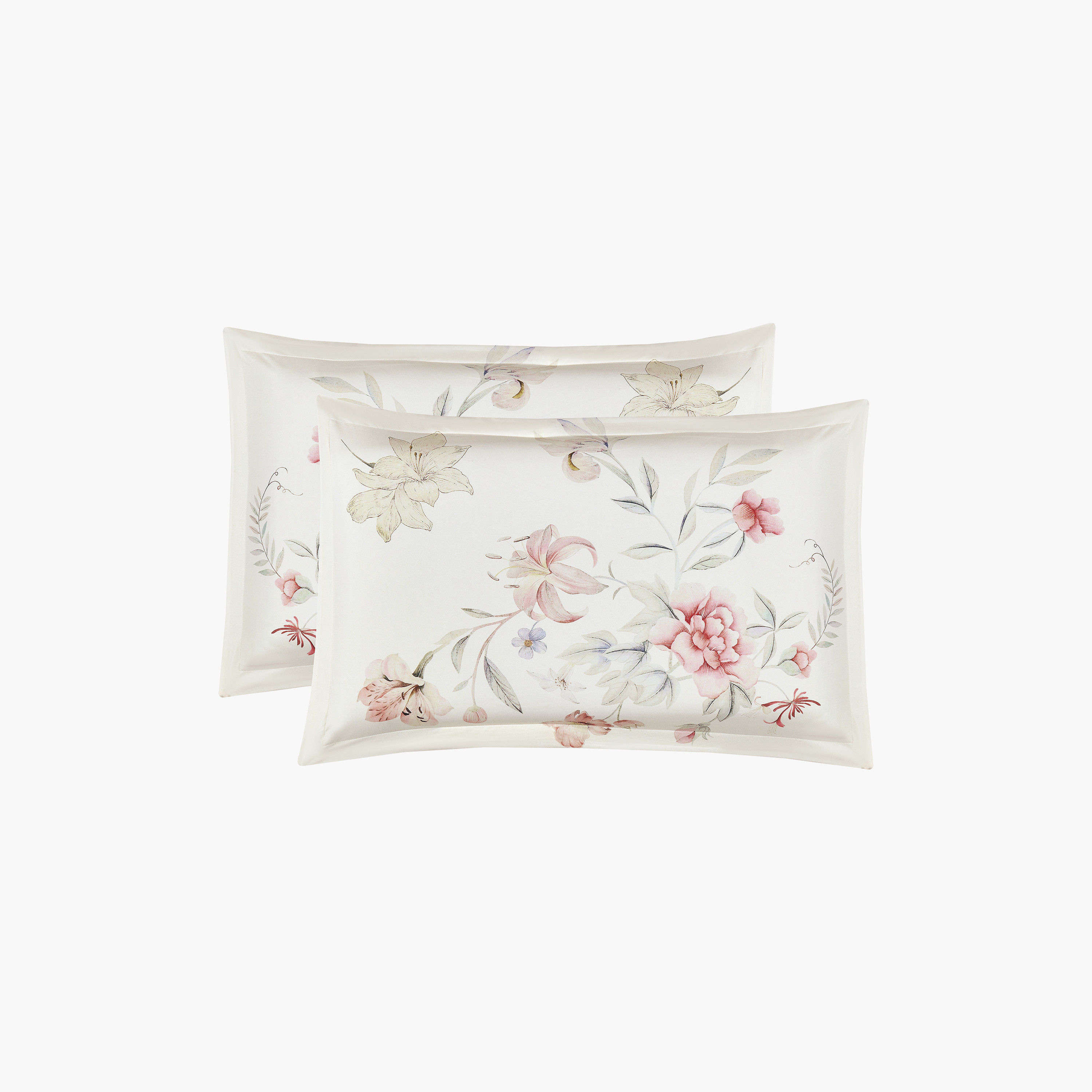 طقم لحاف قابل للعكس مكون من 6 قطع بنقشة زهور، مقاس سوبر كينج - 260×240 سم-household-bedding-comfortersandbedspreads-comforters-image-25