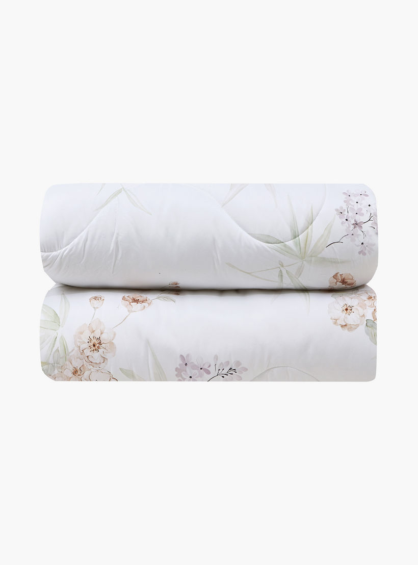 طقم لحاف قابل للعكس مكون من 6 قطع بنقشة زهور، مقاس سوبر كينج - 260×240 سم-household-bedding-comfortersandbedspreads-comforters-image-3