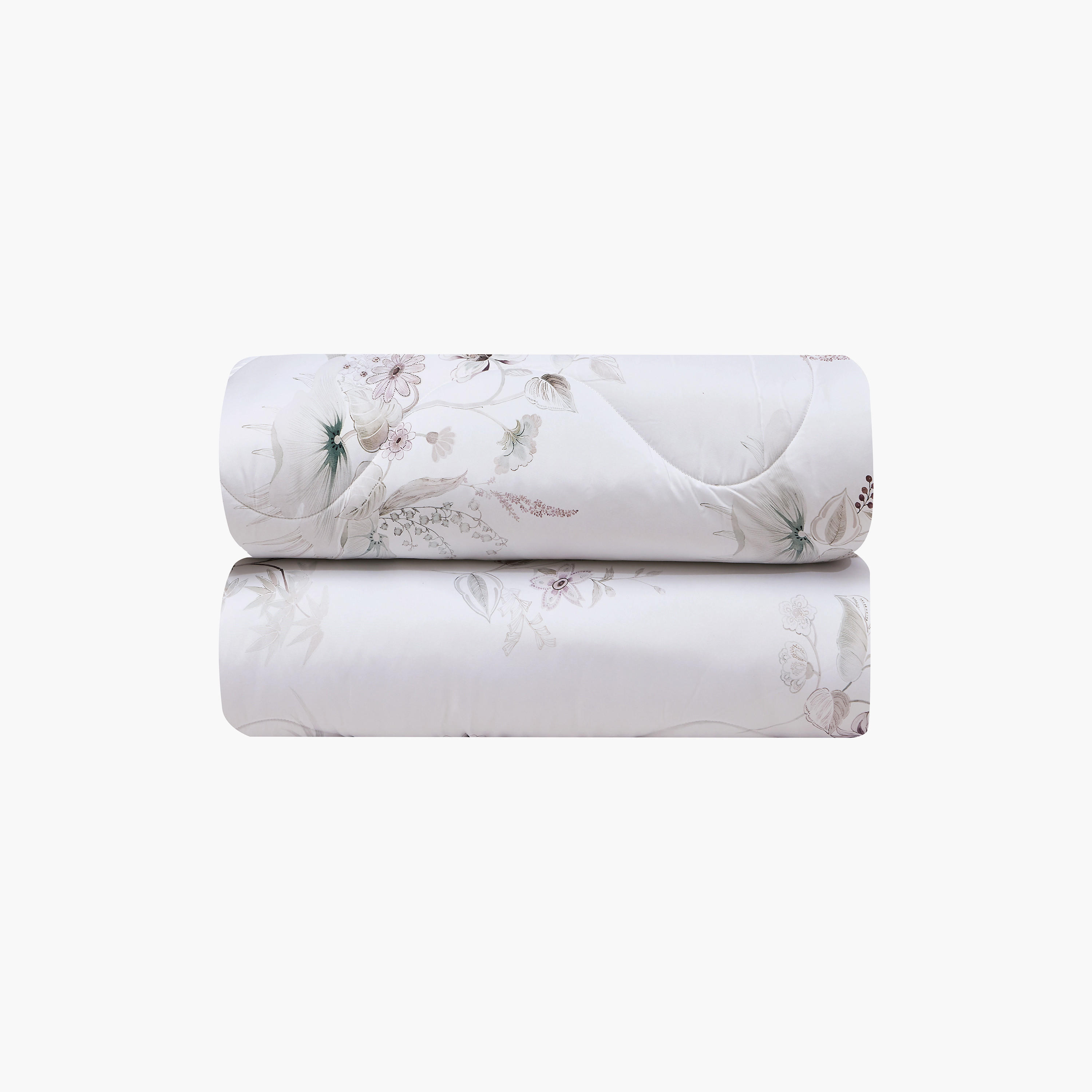 Lifestyle Super King Floral Print 6 Piece Reversible Comforter Set - 260x240cms-household-bedding-comfortersandbedspreads-comforters-image-3
