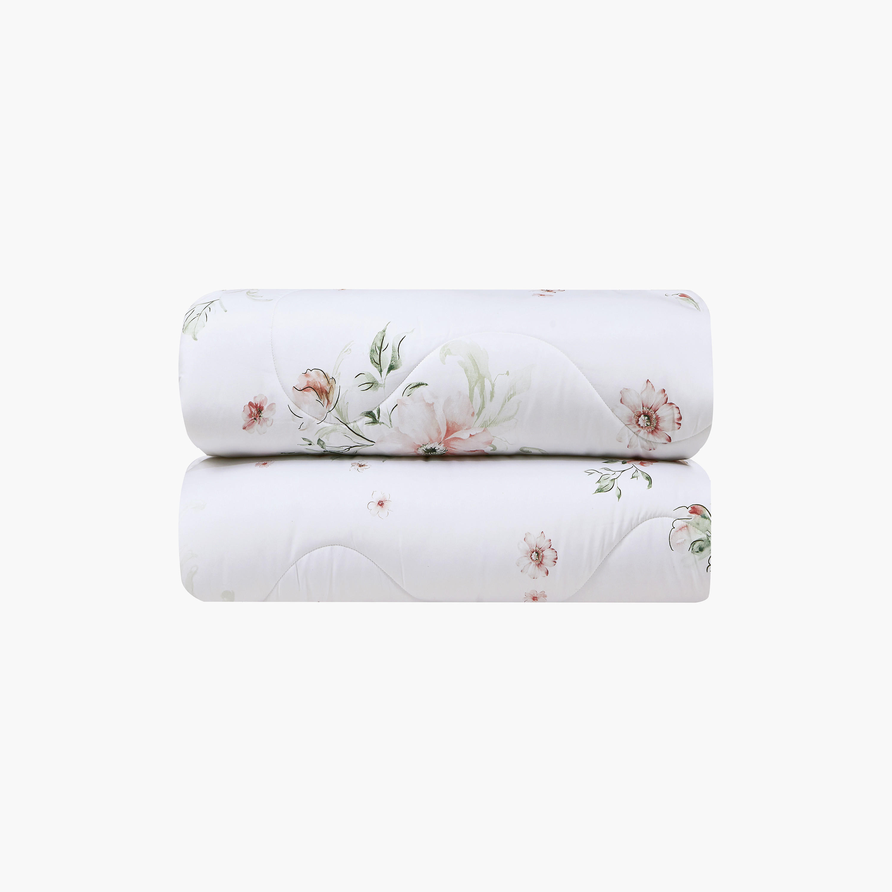 طقم لحاف قابل للعكس من 4 قطع بنقشة زهور من لايف ستايل كوين - 170 × 240 سم-household-bedding-comfortersandbedspreads-comforters-image-2
