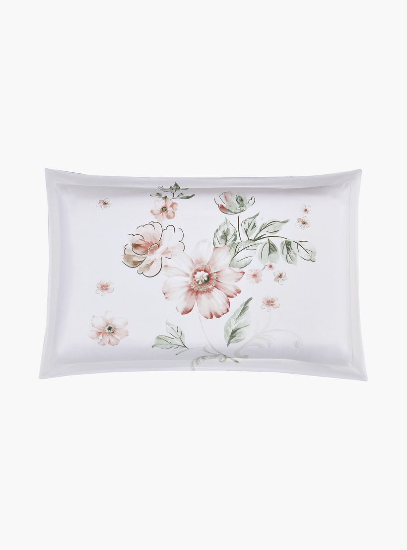 طقم لحاف قابل للعكس من 4 قطع بنقشة زهور من لايف ستايل كوين - 170 × 240 سم-household-bedding-comfortersandbedspreads-comforters-image-10