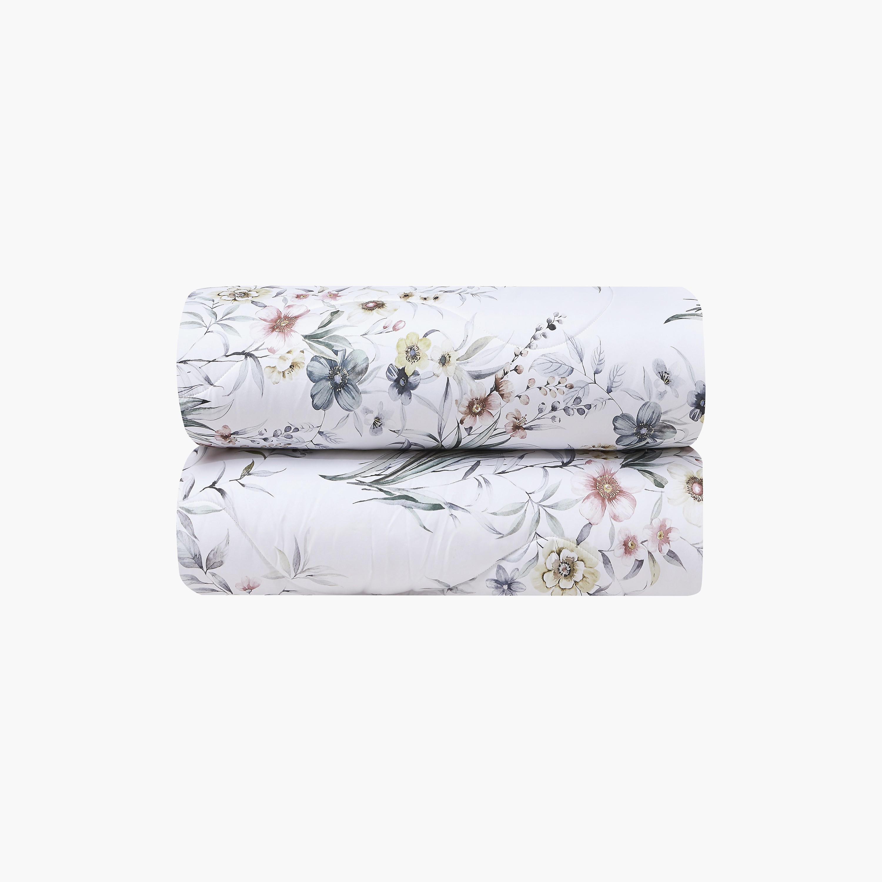 طقم لحاف قابل للعكس من 4 قطع بنقشة زهور من لايف ستايل كوين - 170 × 240 سم-household-bedding-comfortersandbedspreads-comforters-image-23