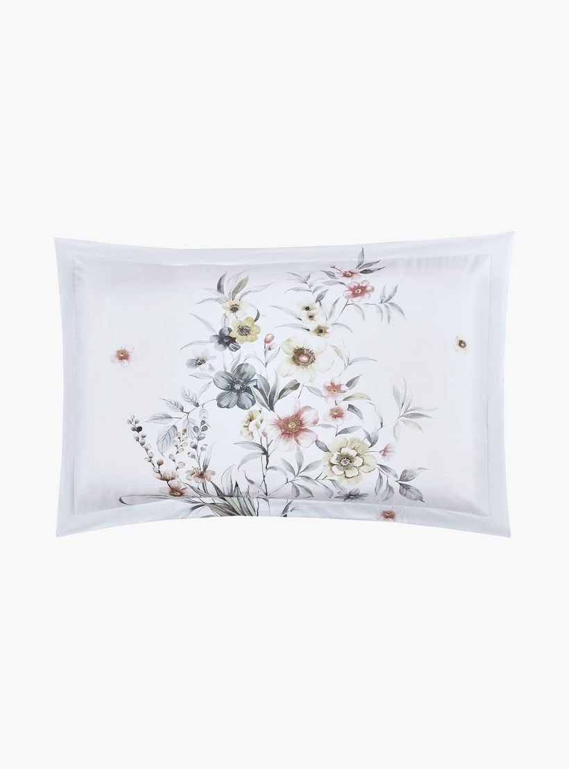 طقم لحاف قابل للعكس من 4 قطع بنقشة زهور من لايف ستايل كوين - 170 × 240 سم-household-bedding-comfortersandbedspreads-comforters-image-11