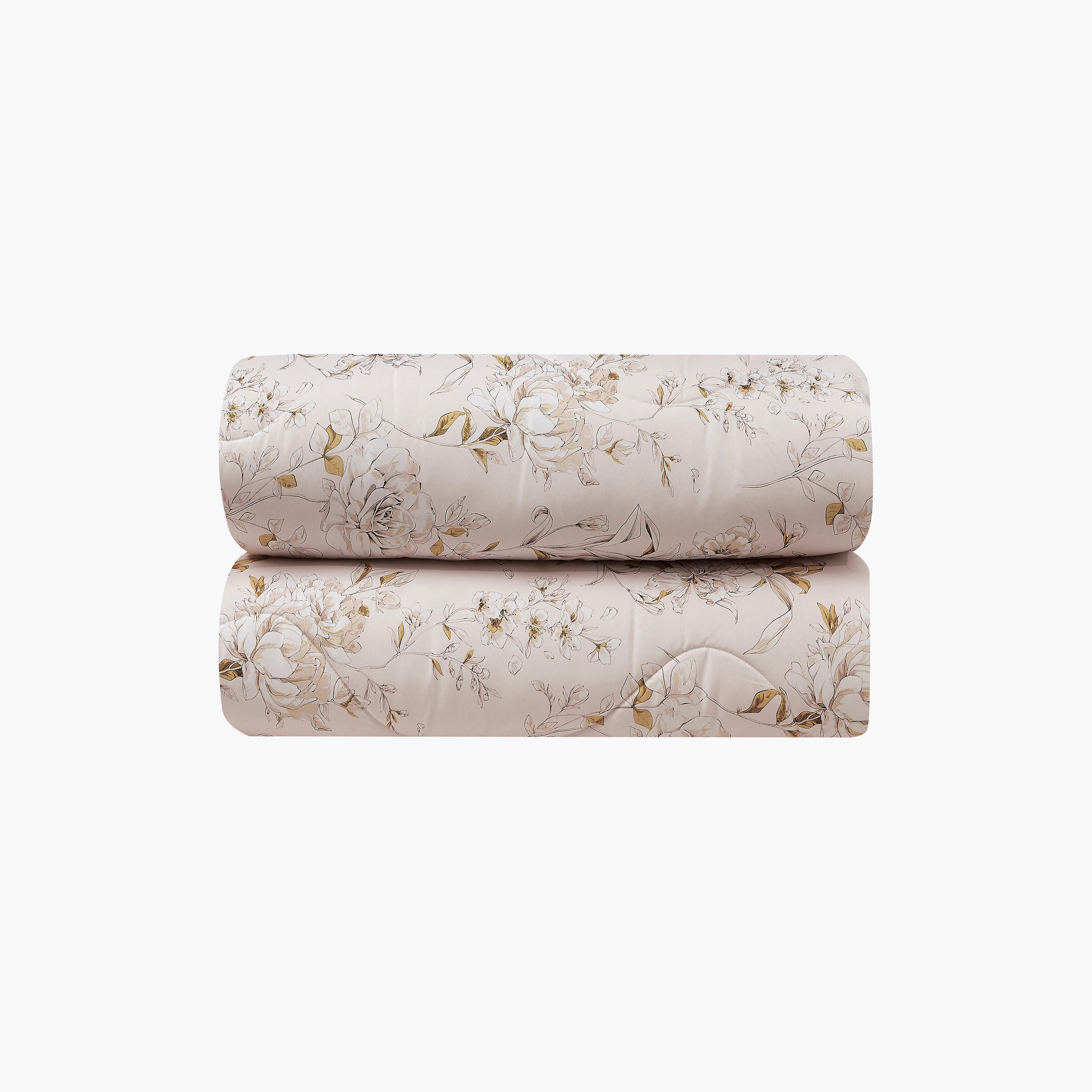 طقم لحاف قابل للعكس من 4 قطع بنقشة زهور من لايف ستايل كوين - 170 × 240 سم-household-bedding-comfortersandbedspreads-comforters-image-17