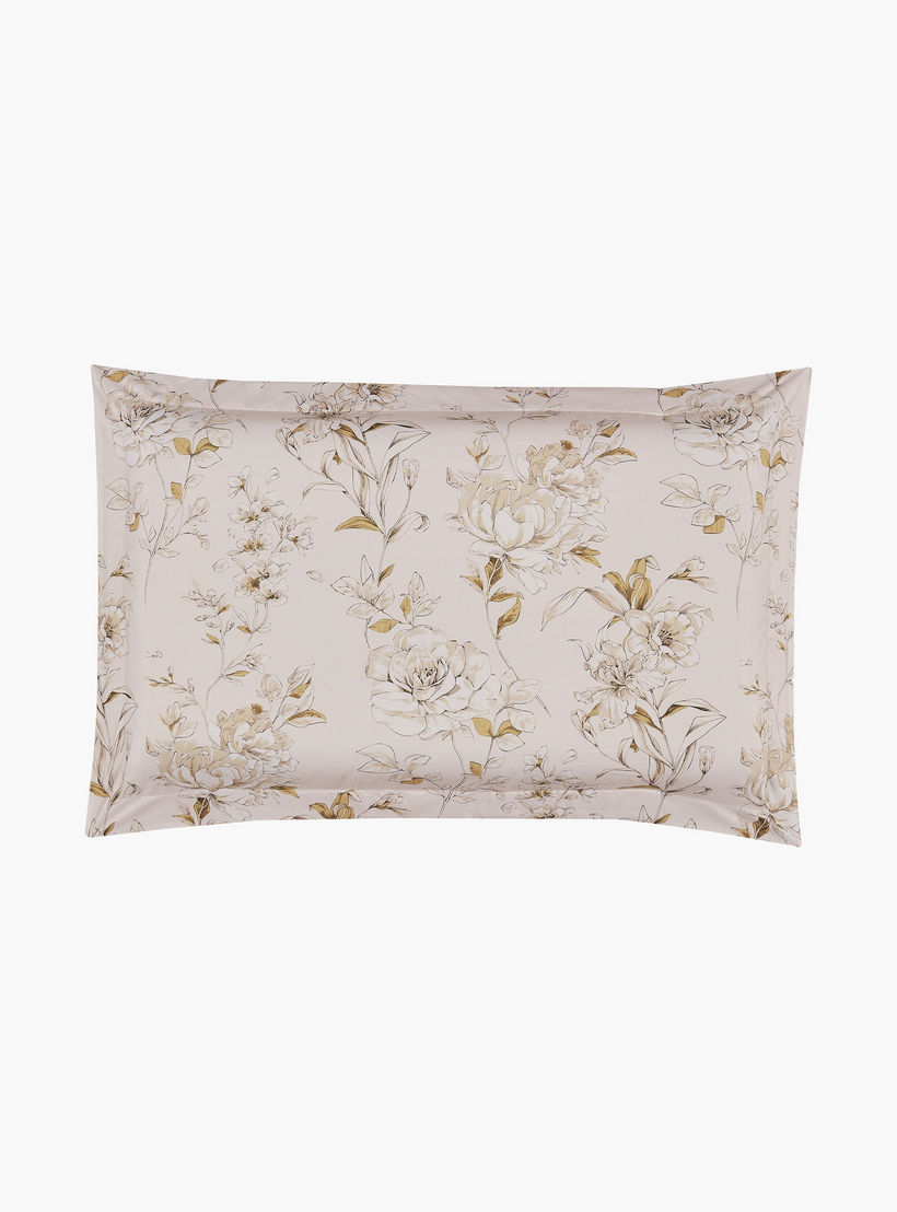 طقم لحاف قابل للعكس من 4 قطع بنقشة زهور من لايف ستايل كوين - 170 × 240 سم-household-bedding-comfortersandbedspreads-comforters-image-4