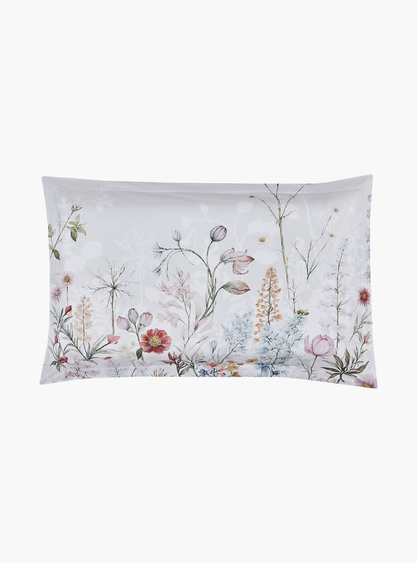 طقم لحاف قابل للعكس من 4 قطع بنقشة زهور من لايف ستايل كوين - 170 × 240 سم-household-bedding-comfortersandbedspreads-comforters-image-4