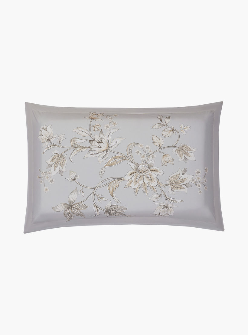 Lifestyle Queen Floral Print 4 Piece Reversible Comforter Set - 170x240cms-household-bedding-comfortersandbedspreads-comforters-image-4
