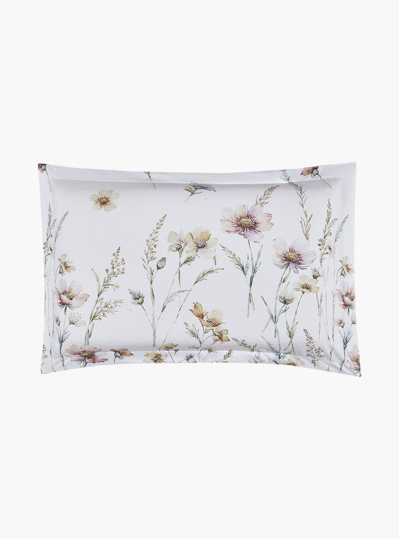 طقم لحاف قابل للعكس من 4 قطع بنقشة زهور من لايف ستايل كوين - 170 × 240 سم-household-bedding-comfortersandbedspreads-comforters-image-4