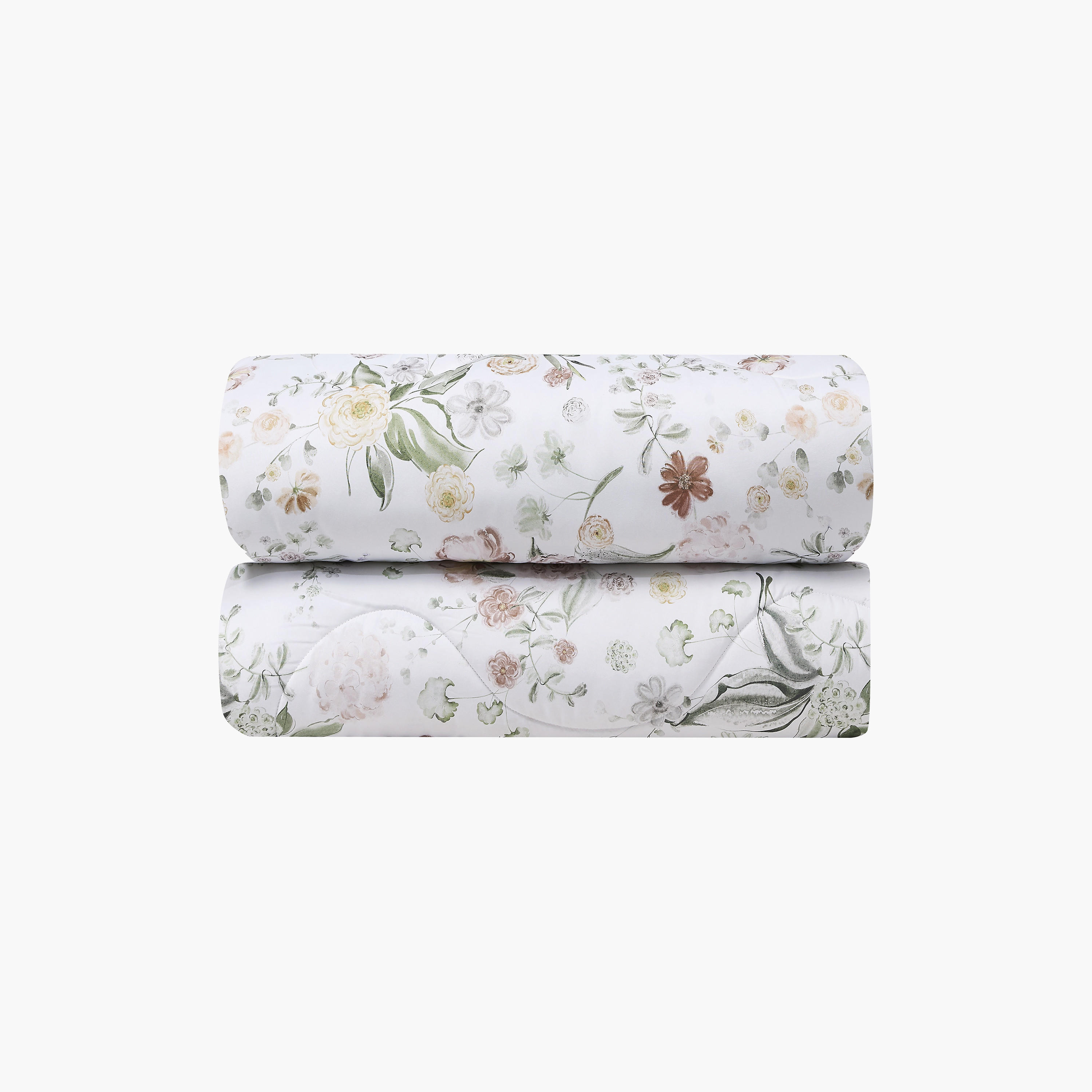 Lifestyle Queen Floral Print 4 Piece Reversible Comforter Set - 170x240cms-household-bedding-comfortersandbedspreads-comforters-image-3