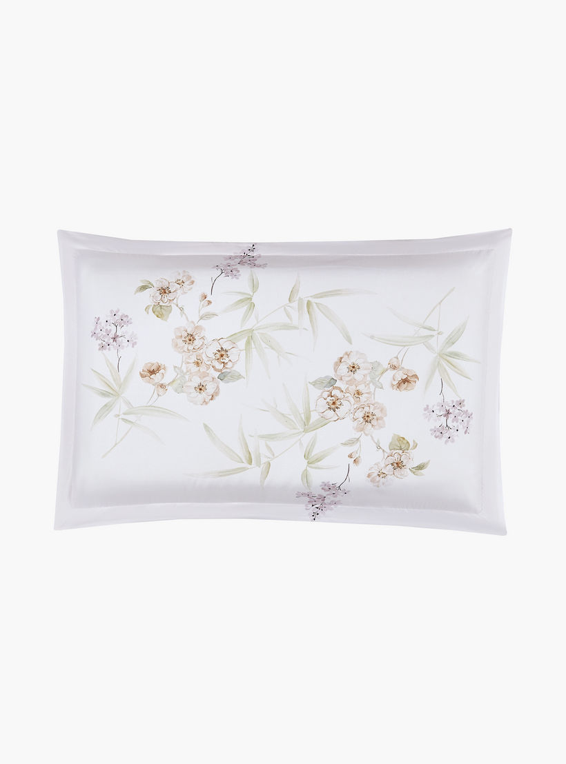 طقم لحاف قابل للعكس من 4 قطع بنقشة زهور من لايف ستايل كوين - 170 × 240 سم-household-bedding-comfortersandbedspreads-comforters-image-4