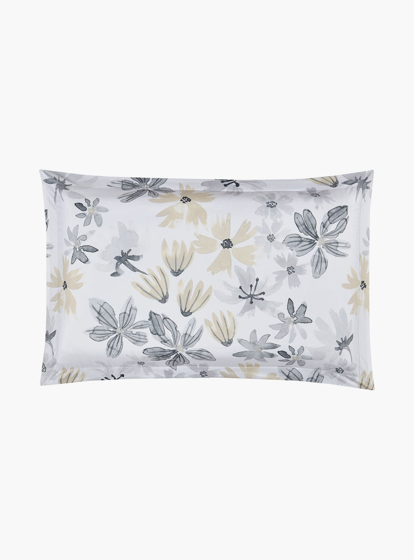 Lifestyle Queen Floral Print 4 Piece Reversible Comforter Set - 170x240cms-household-bedding-comfortersandbedspreads-comforters-image-4