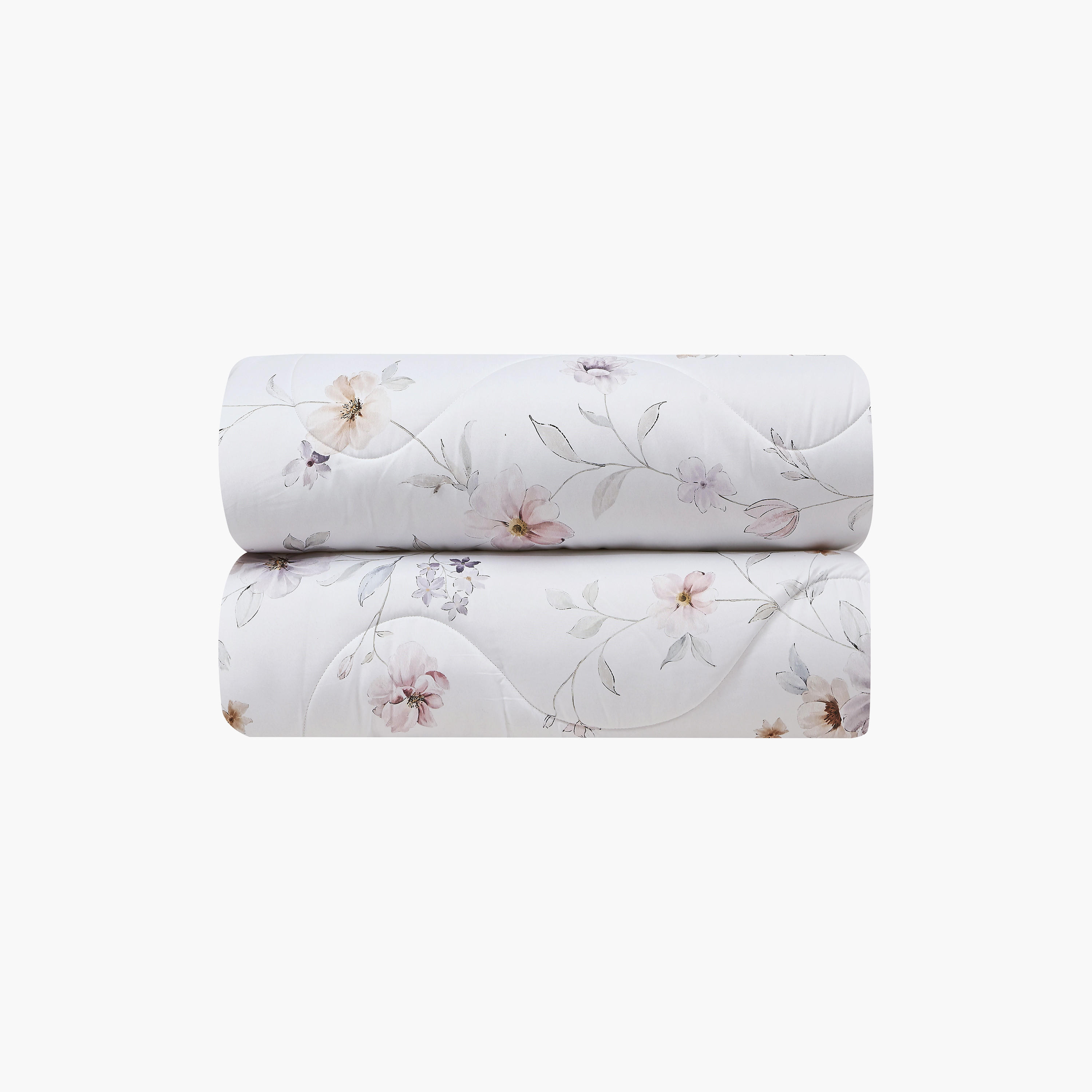 Lifestyle Queen Floral Print 4 Piece Reversible Comforter Set - 170x240cms-household-bedding-comfortersandbedspreads-comforters-image-3