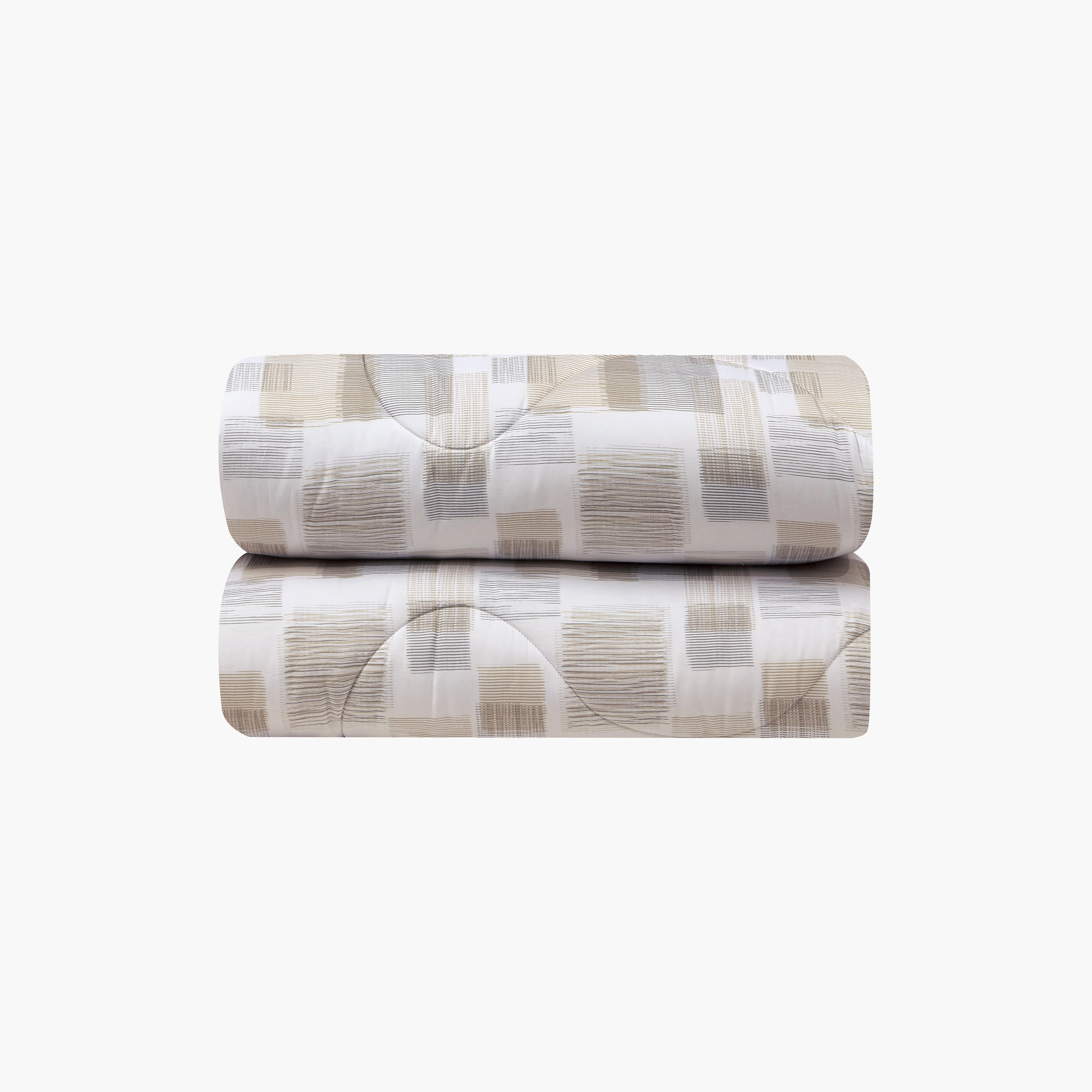 طقم لحاف مزدوج قابل للعكس من لايف ستايل، بتصميم هندسي، مكون من 4 قطع - 170 × 240 سم-household-bedding-comfortersandbedspreads-comforters-image-3
