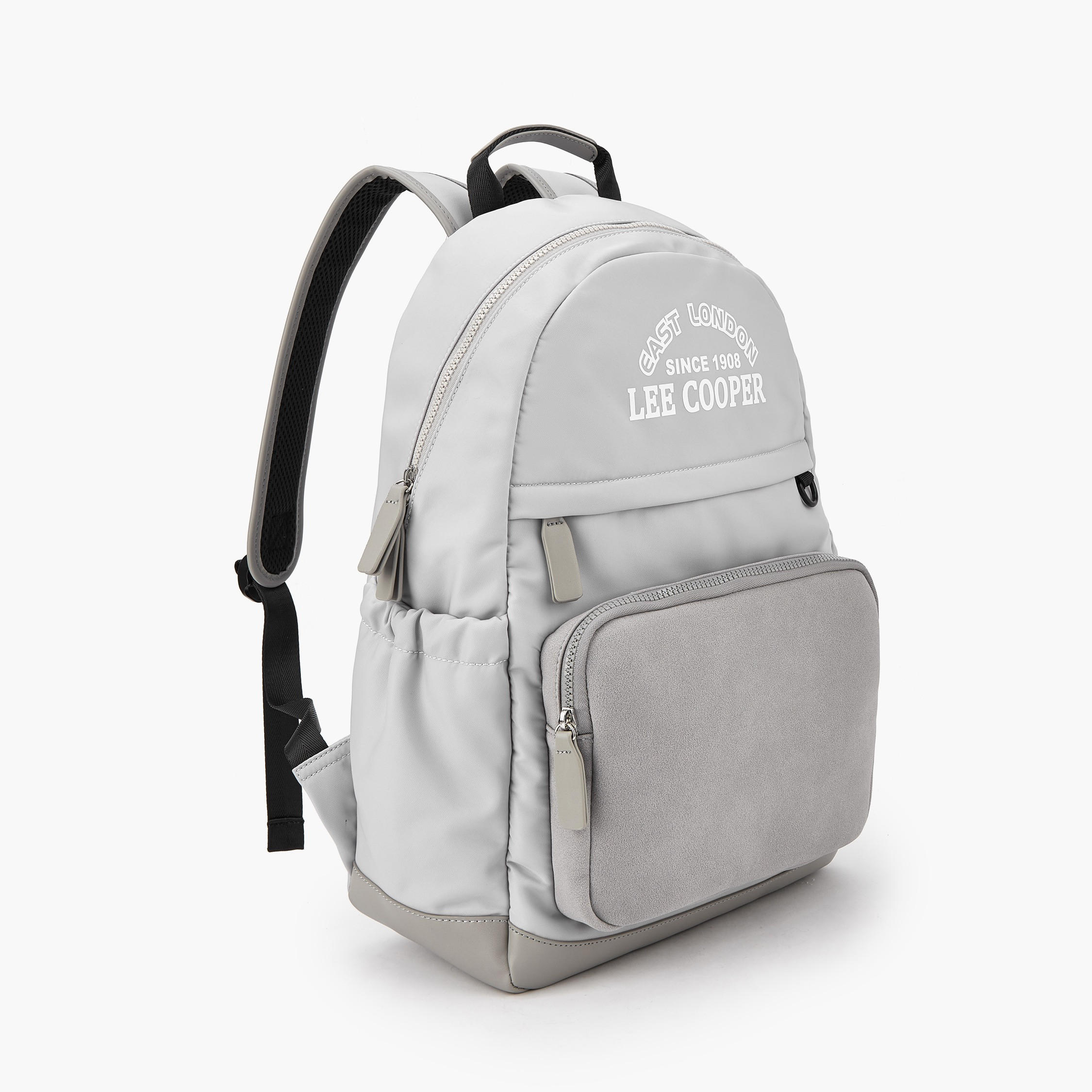 Lee Cooper Logo Print Backpack with Adjustable Straps-women-bagsandwallets-backpacks-image-2