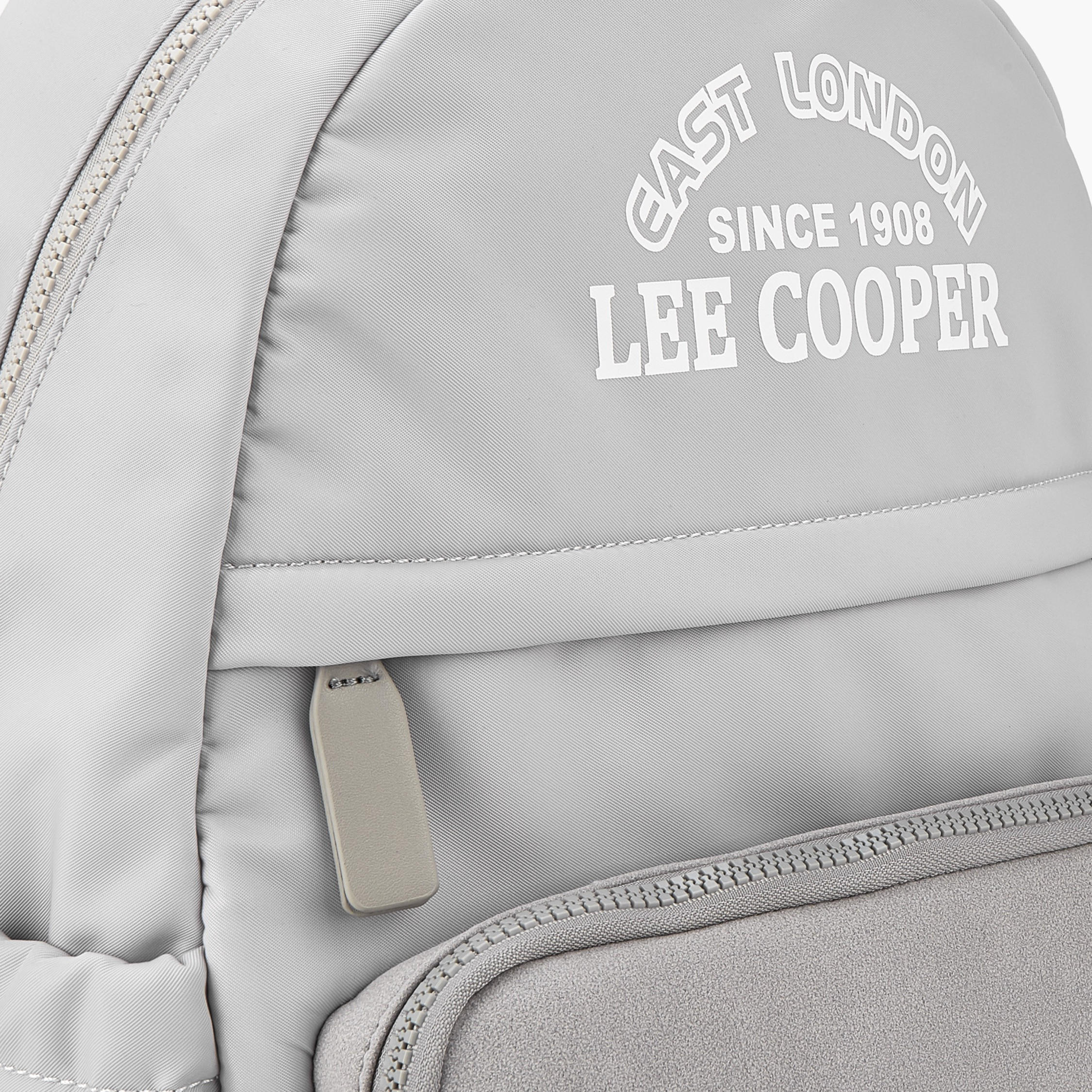 Lee Cooper Logo Print Backpack with Adjustable Straps-women-bagsandwallets-backpacks-image-3