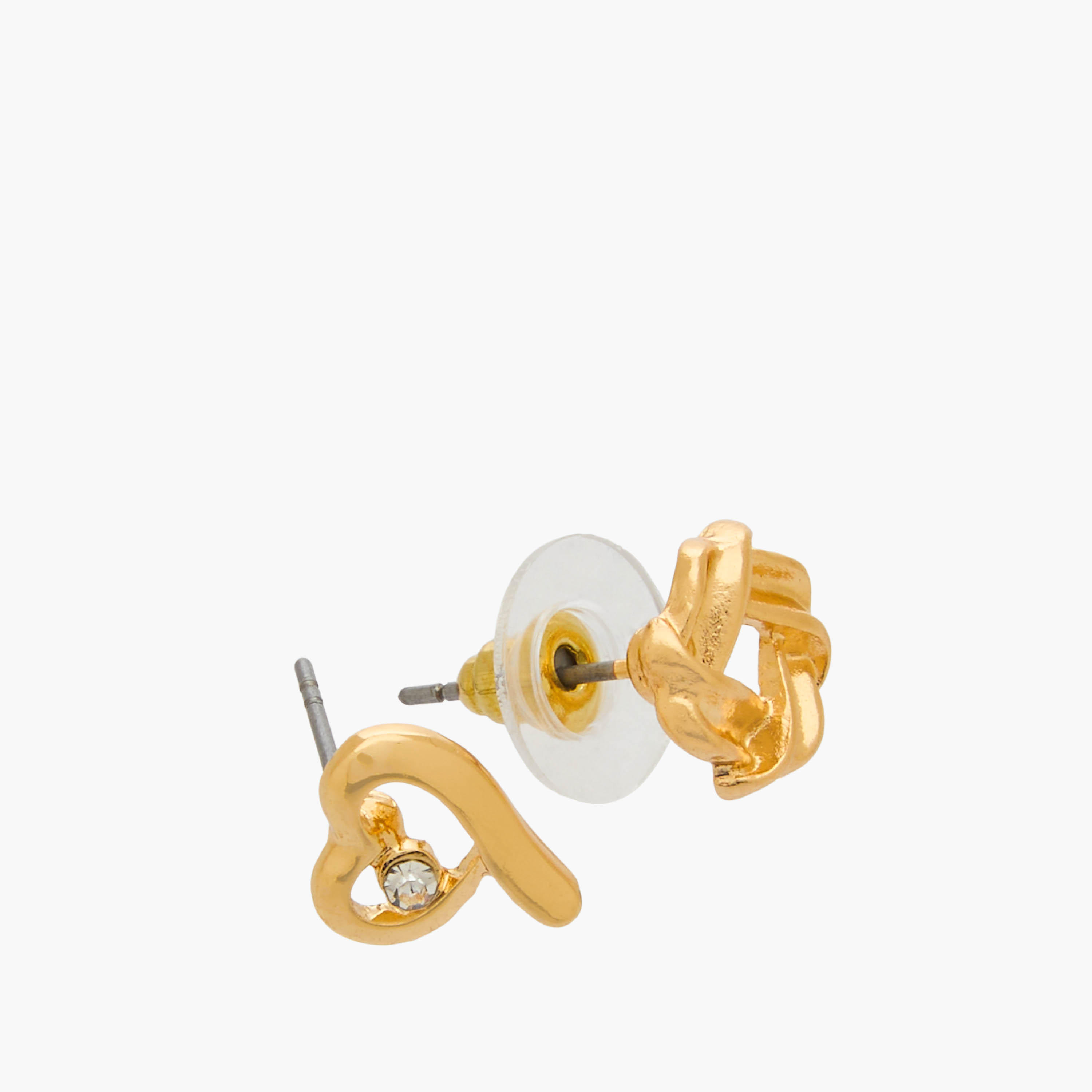 Pack of 9 Gold Tone Assorted Earrings with Pushback Closure-women-watchesandjewellery-jewellery-earrings-image-4