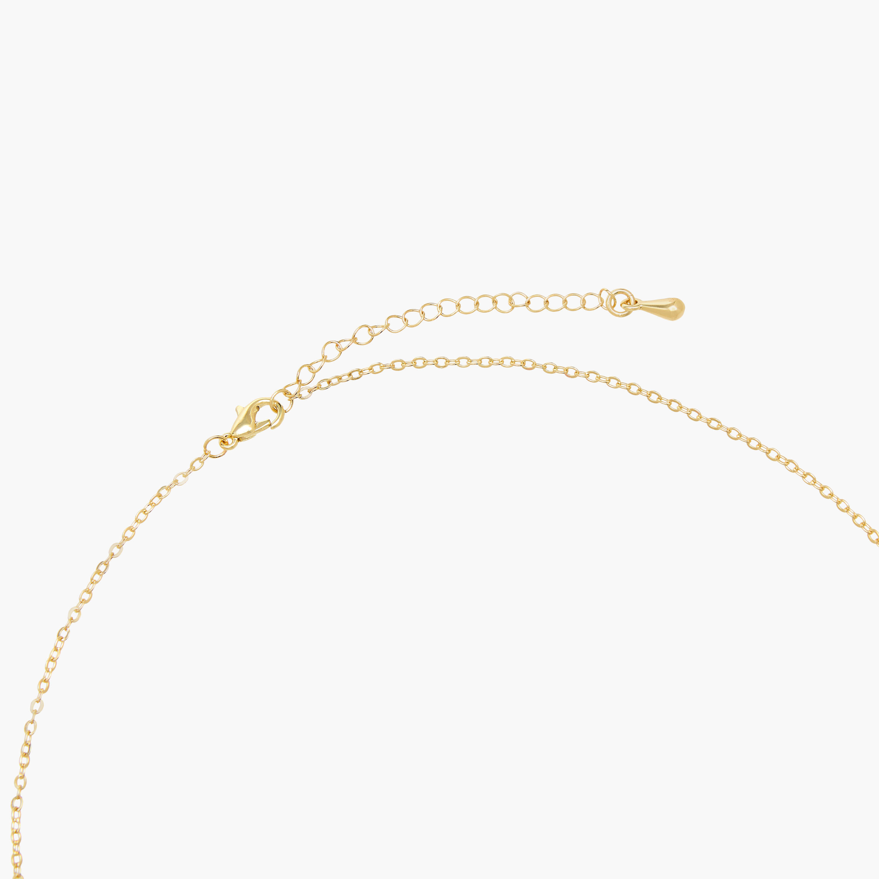 Gold Tone Necklace with Swarovski Stone Embellished Pendant-women-watchesandjewellery-jewellery-necklacesandpendants-image-3