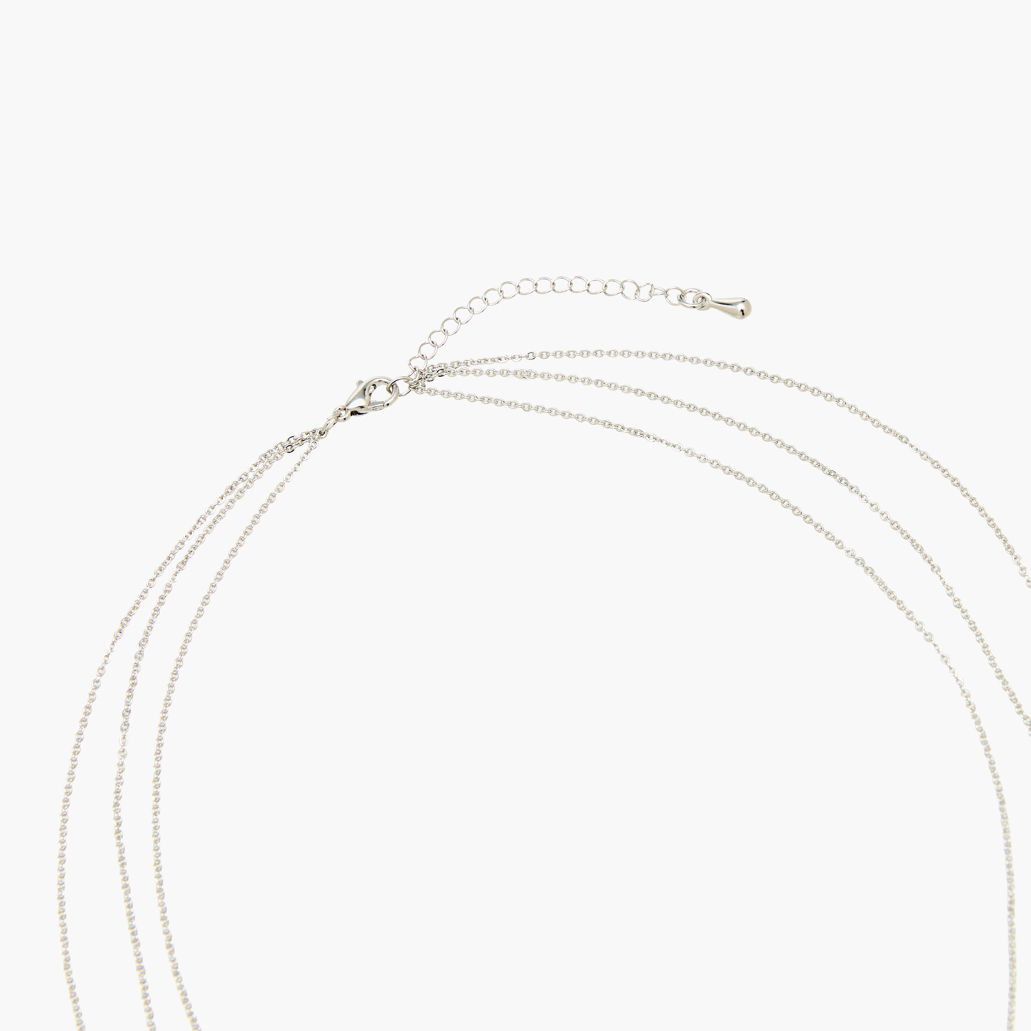 Set of 3 - Silver Tone Necklace with Swarovski Pendant-women-watchesandjewellery-jewellery-necklacesandpendants-image-3