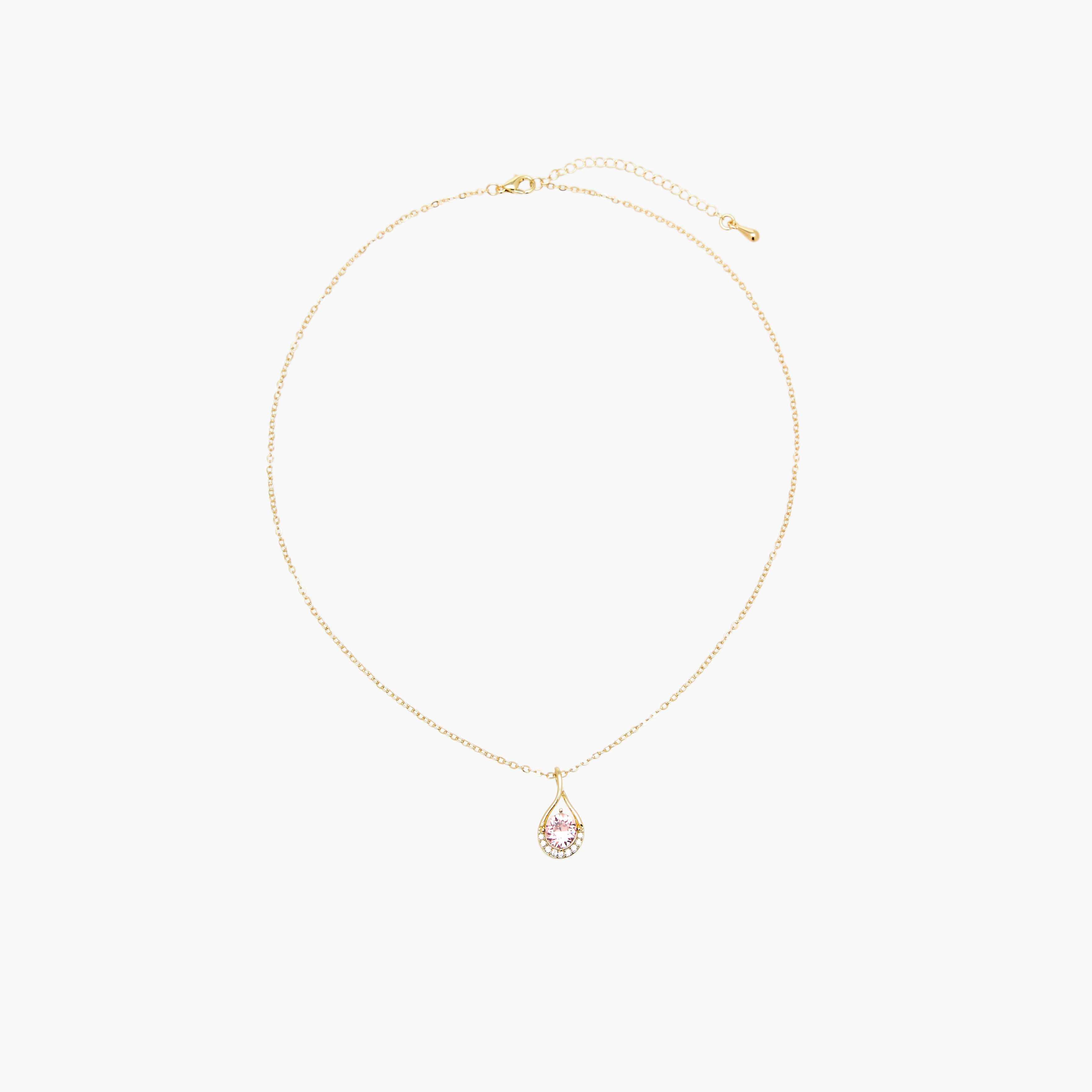 عقد بلون ذهبي بدلاية سواروفسكي-women-watchesandjewellery-jewellery-necklacesandpendants-image-1