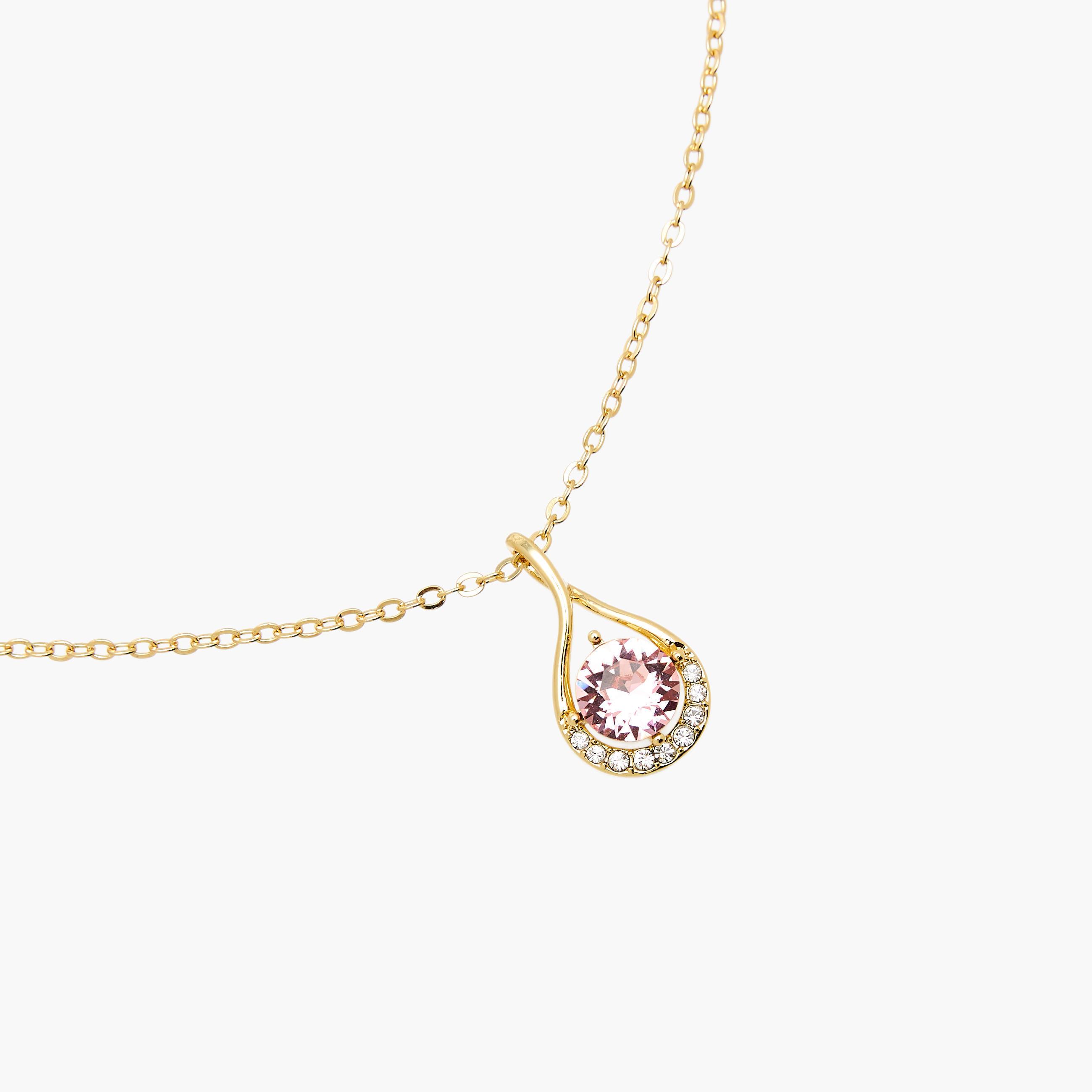 عقد بلون ذهبي بدلاية سواروفسكي-women-watchesandjewellery-jewellery-necklacesandpendants-image-2
