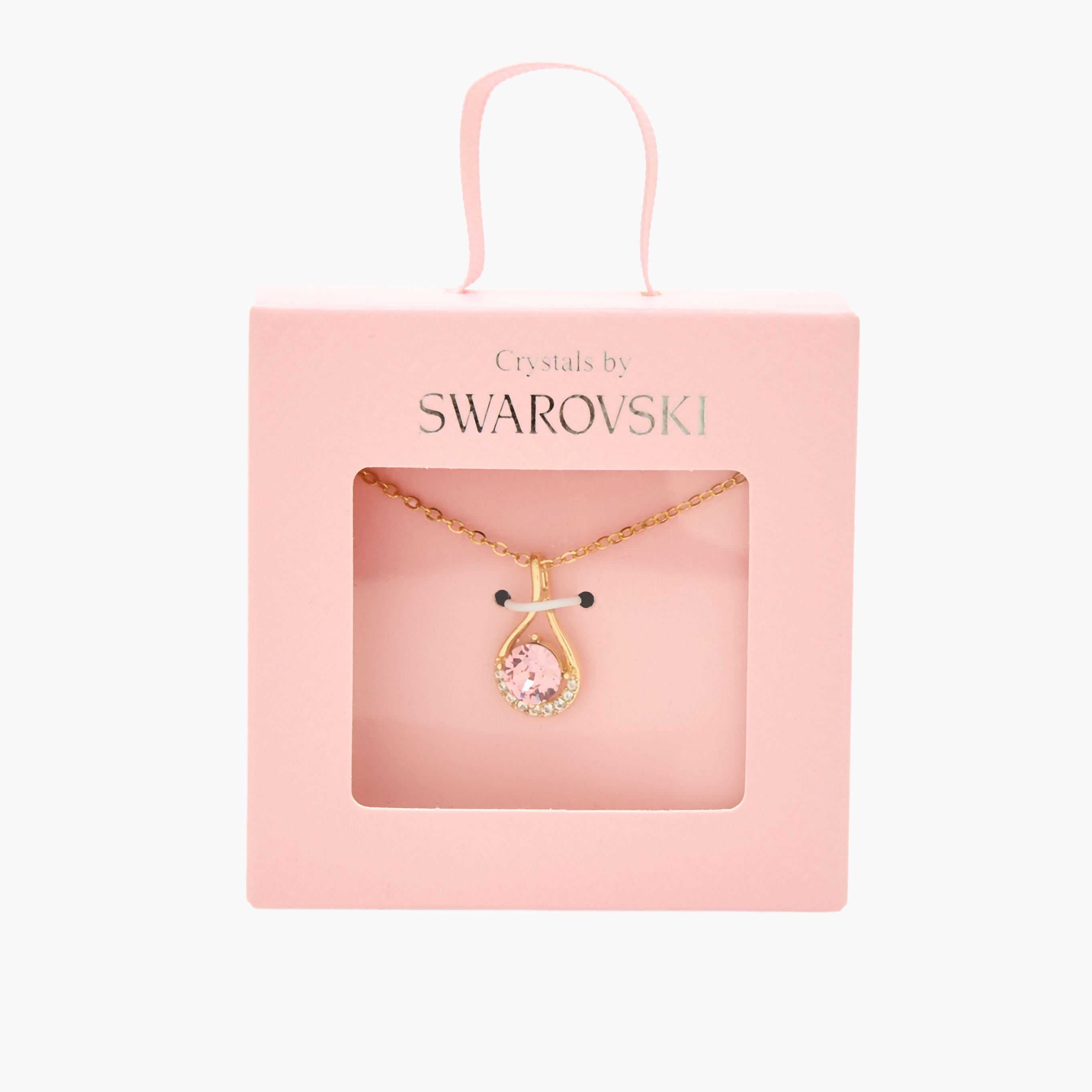 عقد بلون ذهبي بدلاية سواروفسكي-women-watchesandjewellery-jewellery-necklacesandpendants-image-5