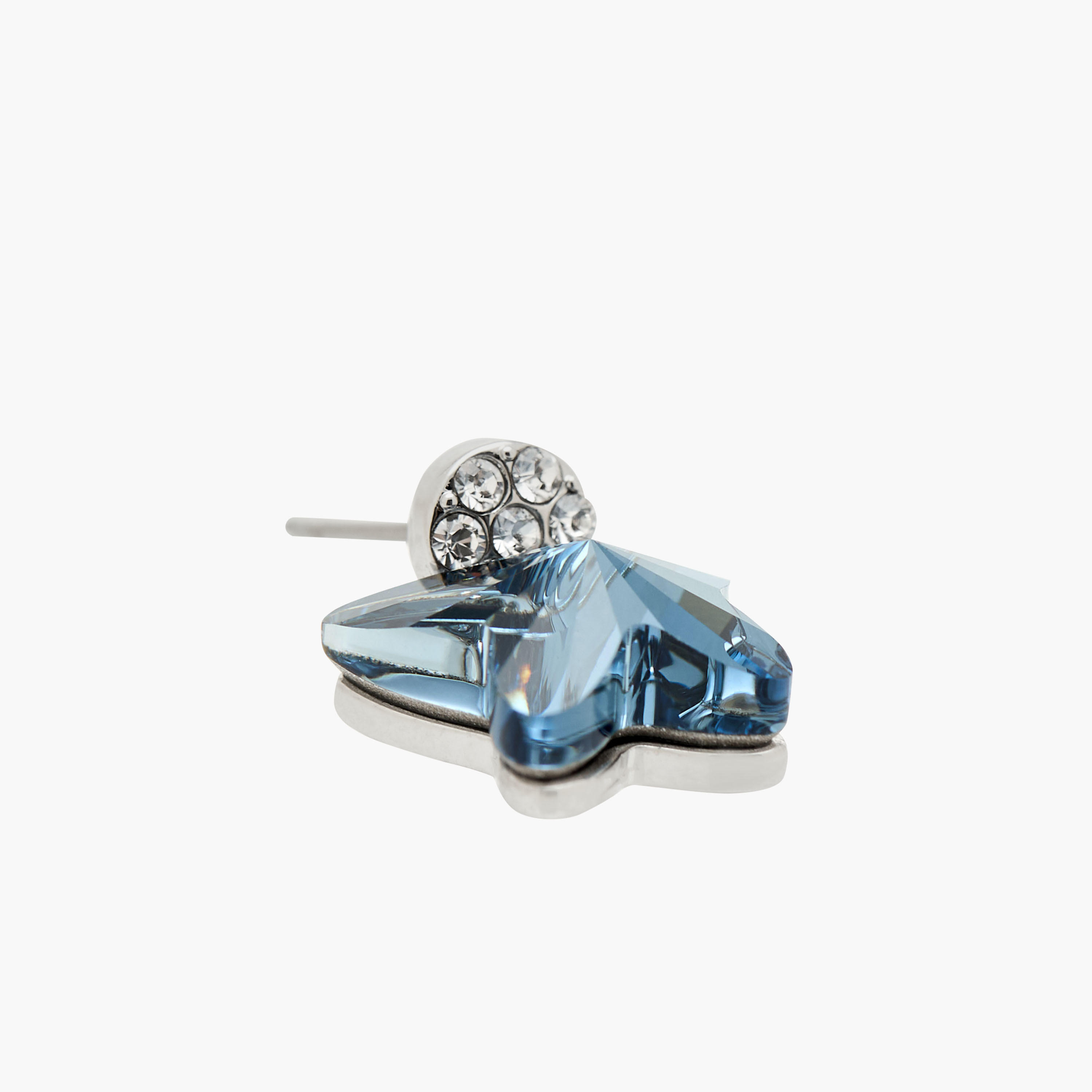 حلق فراشة بلون ذهبي وزينة حجر سواروفسكي ومكبس إغلاق-women-watchesandjewellery-jewellery-earrings-image-3