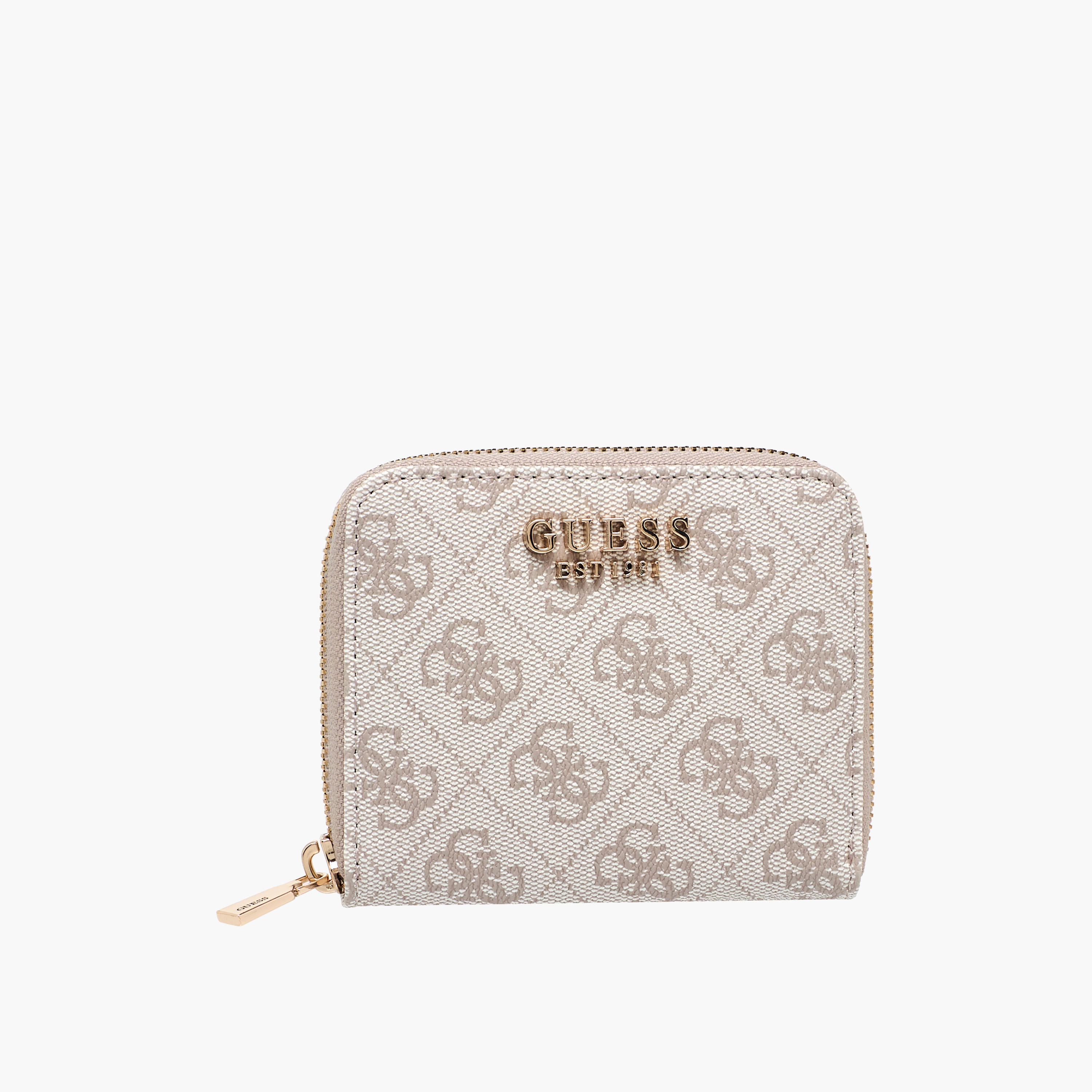 Guess Laurel II Monogram Print Wallet with Zip Closure-women-bagsandwallets-wallets-image-1
