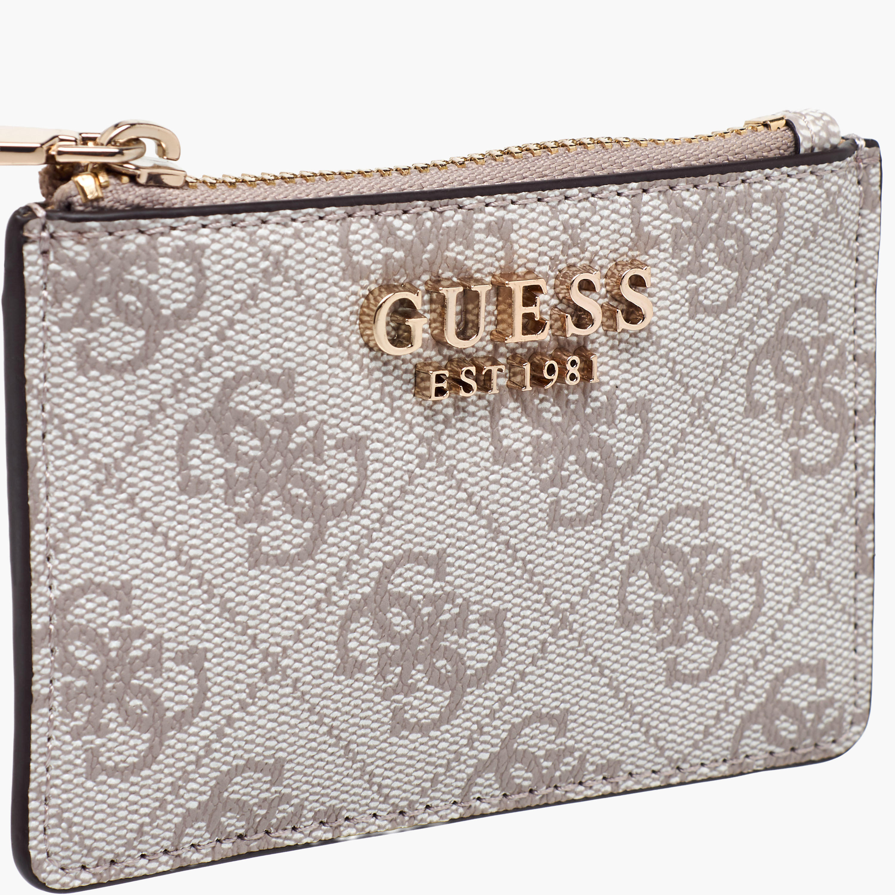 Guess Laurel II Monogram Print Card Holder with Zip Closure-women-bagsandwallets-wallets-image-3