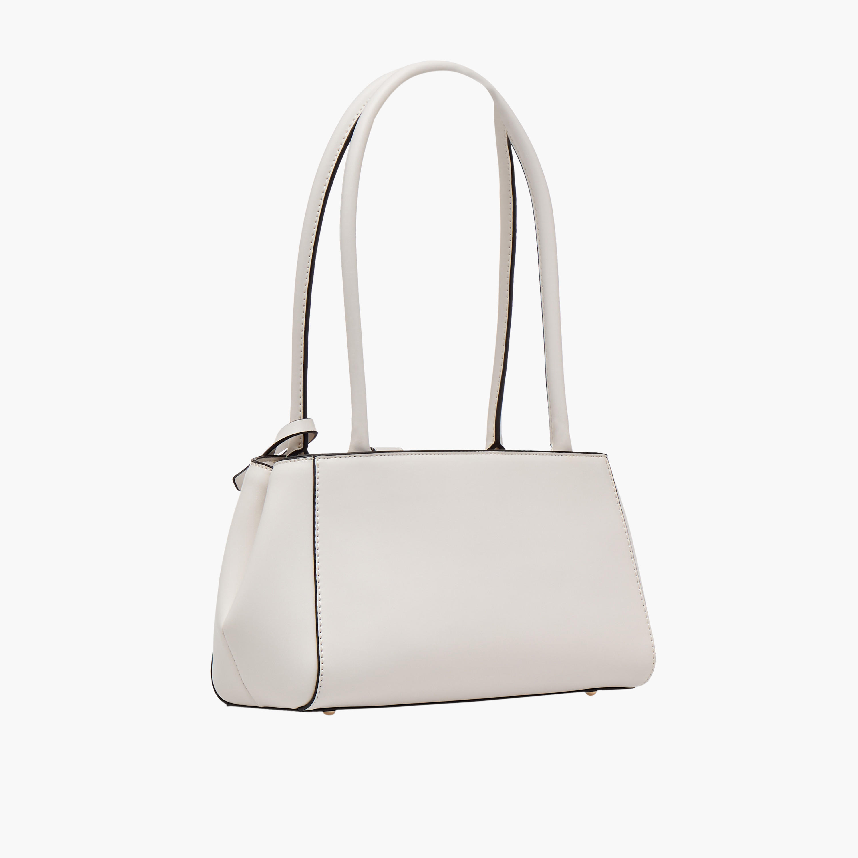 Guess Carrie Solid Shoulder Bag with Zip Closure-women-bagsandwallets-handbags-image-4
