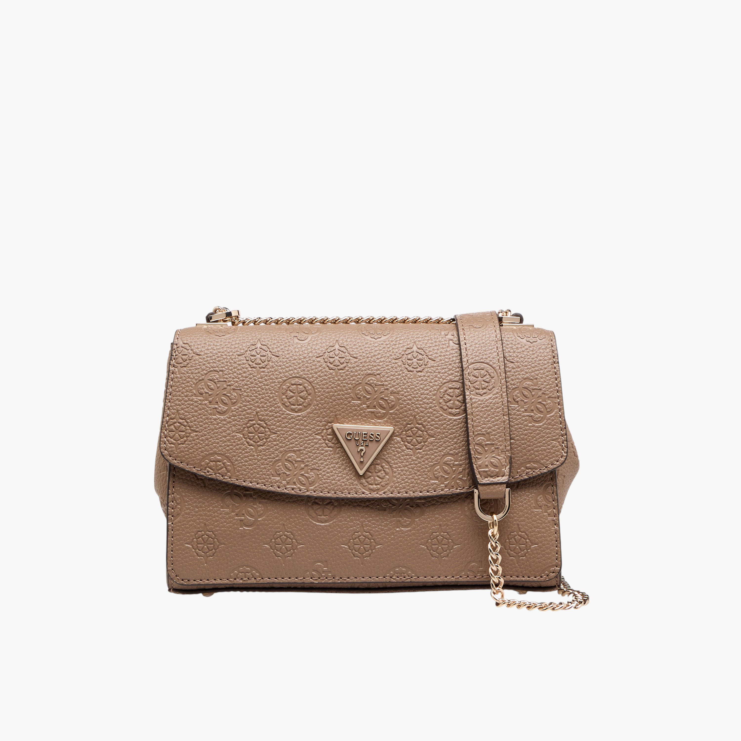 Guess Cresidia II Monogram Embossed Crossbody Bag with Chain Strap-women-bagsandwallets-handbags-image-1