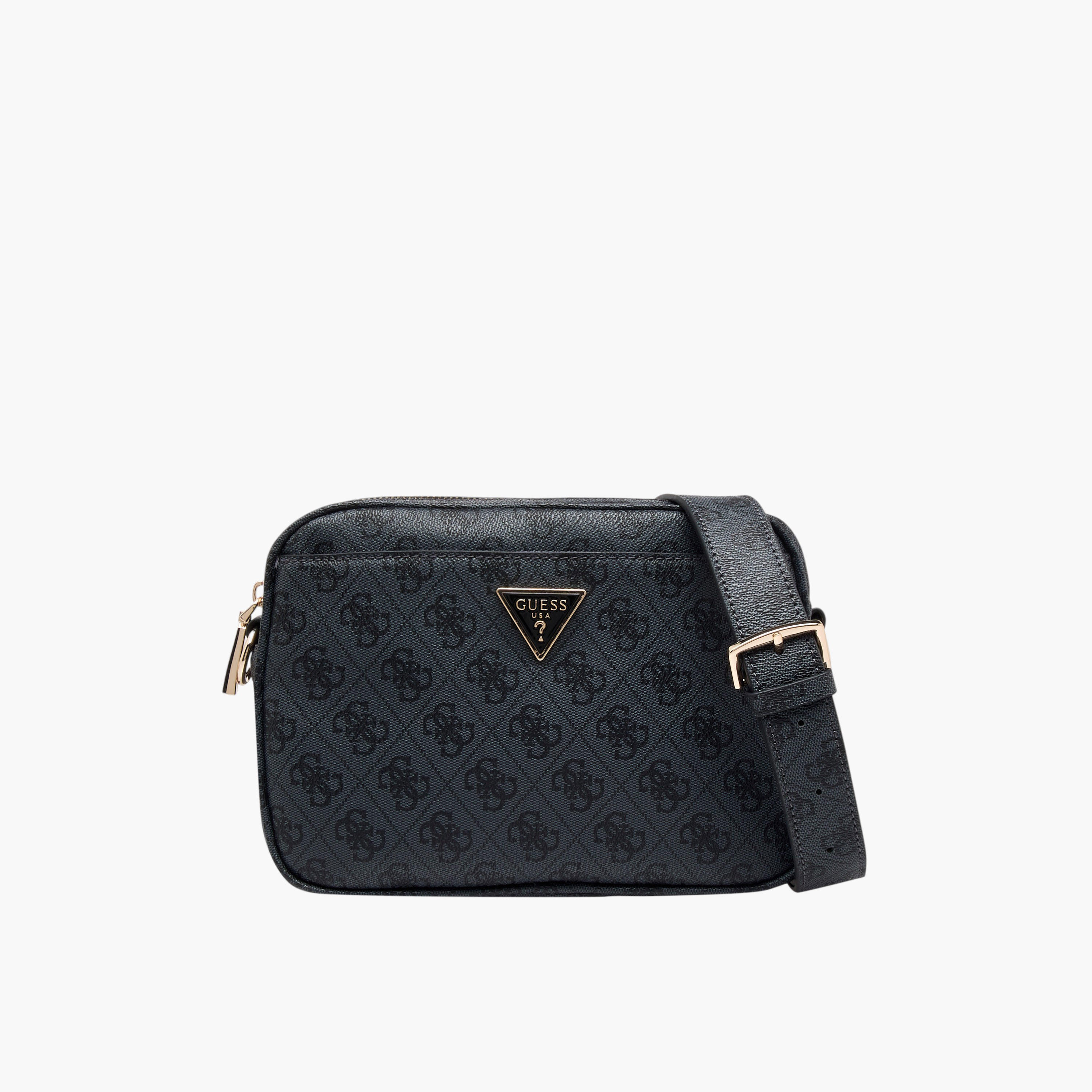 Guess Meridian II Monogram Print Crossbody Bag with Adjustable Strap-women-bagsandwallets-handbags-image-1