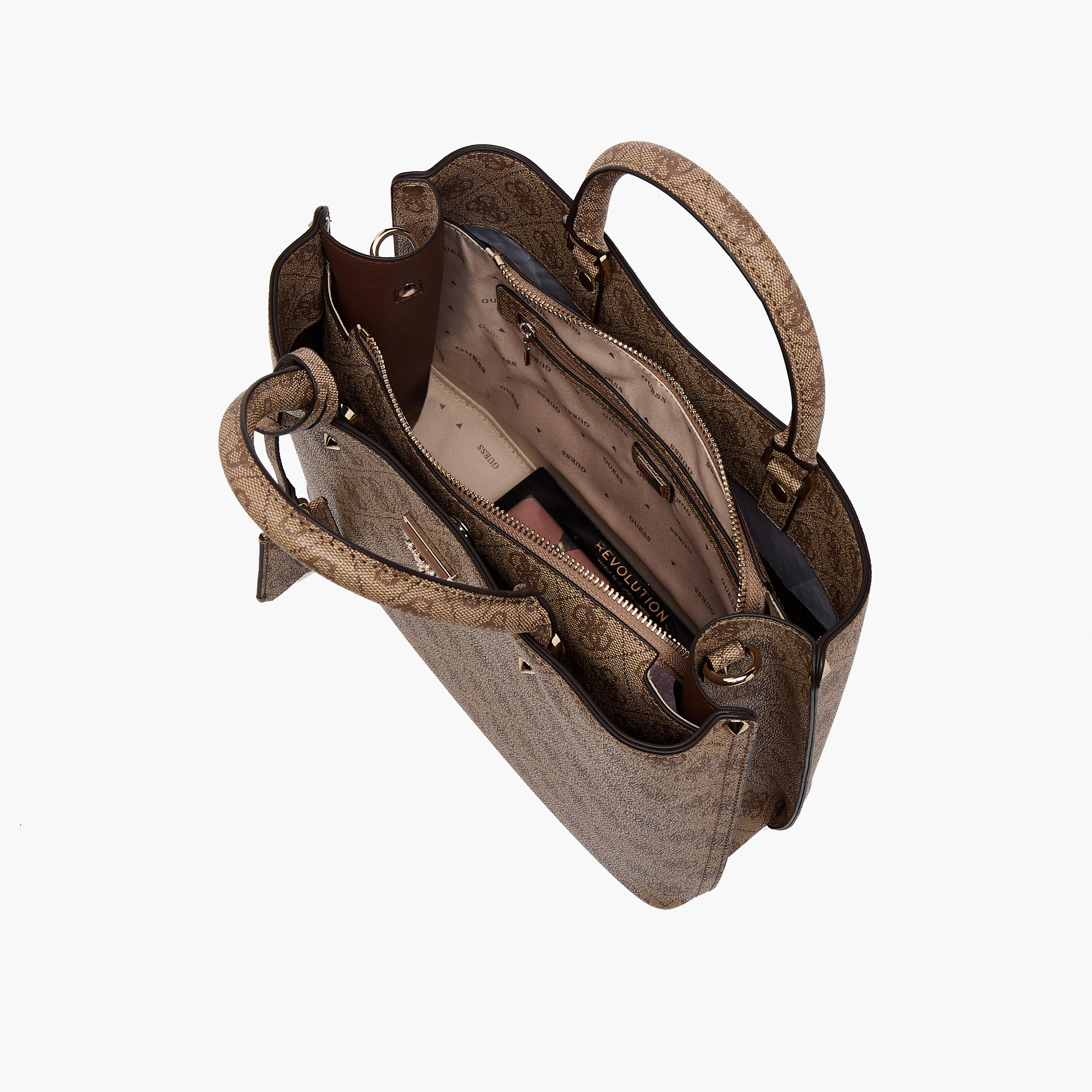 Guess Meridian II Monogram Texture Tote Bag with Detachable Strap-women-bagsandwallets-handbags-image-9