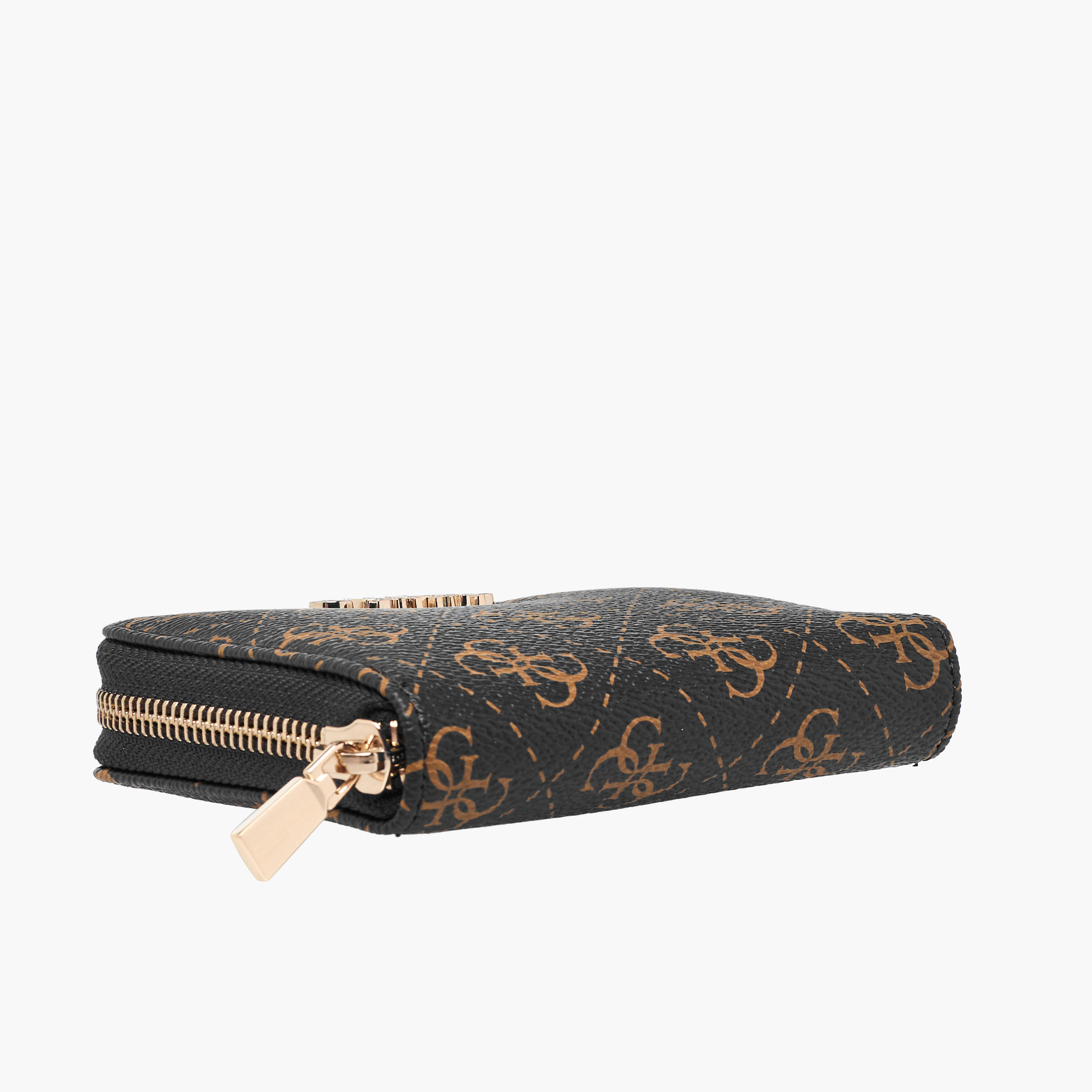 Guess Laurel II Monogram Print Wallet with Zip Closure-women-bagsandwallets-wallets-image-4