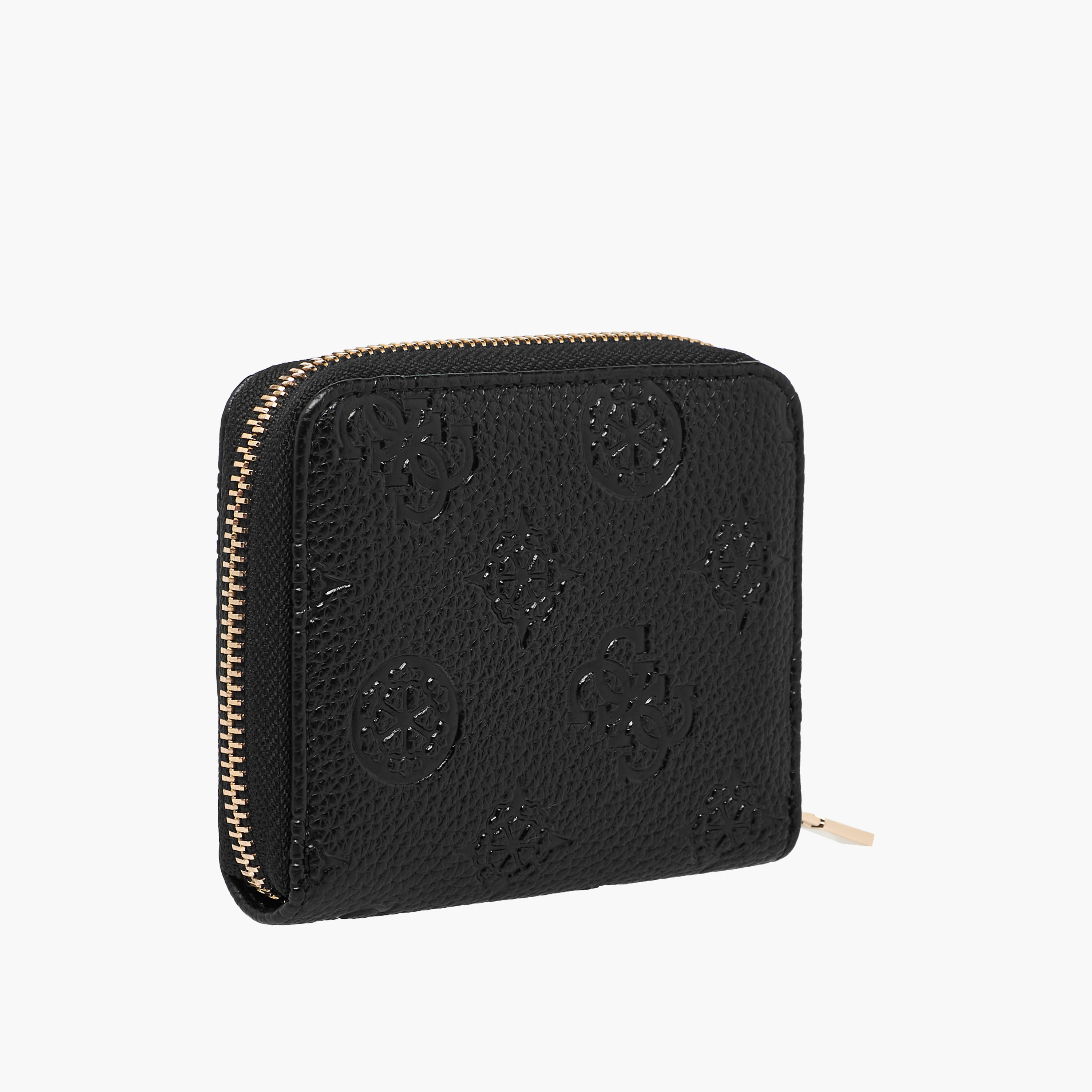 Guess Cresidia II Monogram Textured Wallet with Zip Closure-women-bagsandwallets-wallets-image-2
