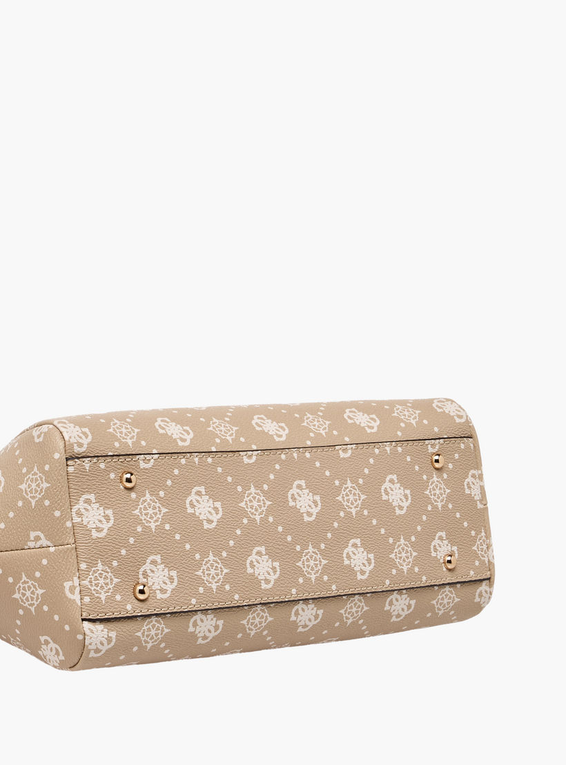 Guess Carrie Monogram Print Shoulder Bag with Zip Closure-women-bagsandwallets-handbags-image-7