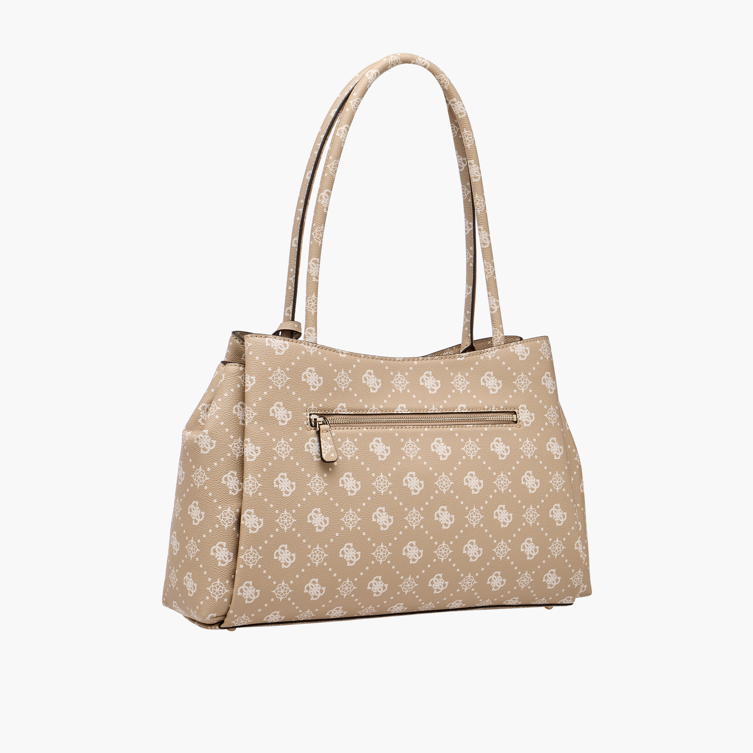 Guess Carrie Monogram Print Tote Bag with Double Handle-women-bagsandwallets-handbags-image-4