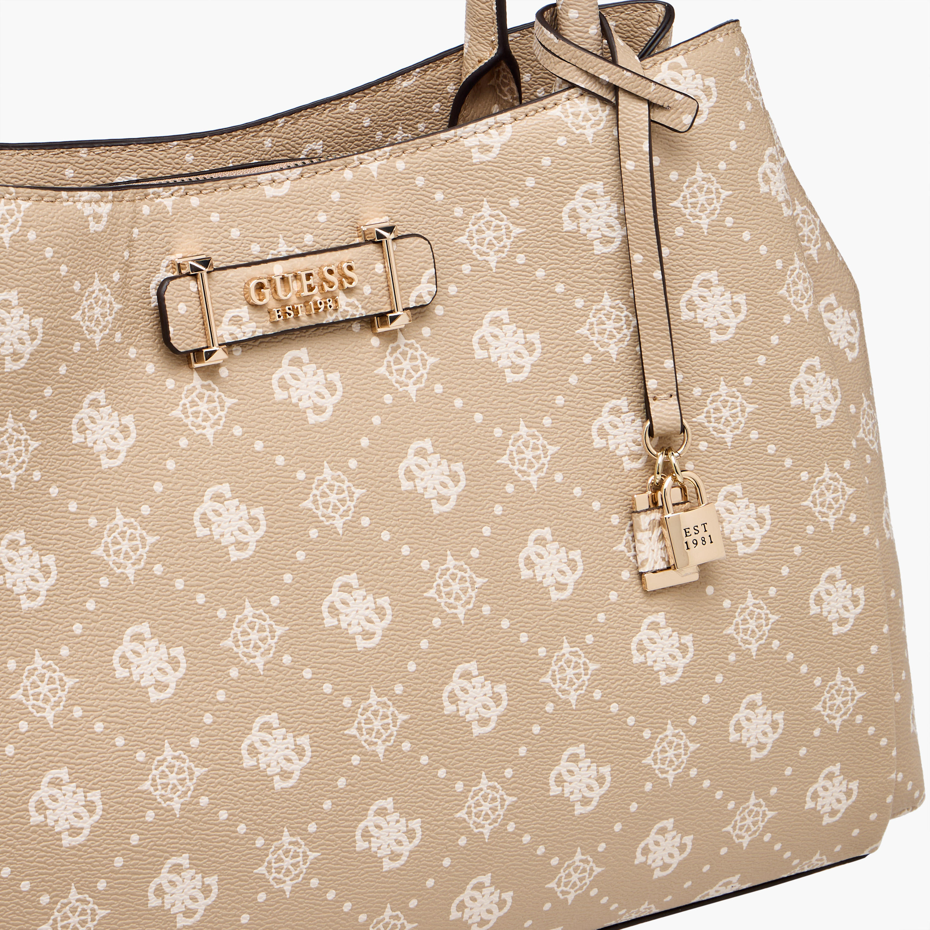 Guess Carrie Monogram Print Tote Bag with Double Handle-women-bagsandwallets-handbags-image-5