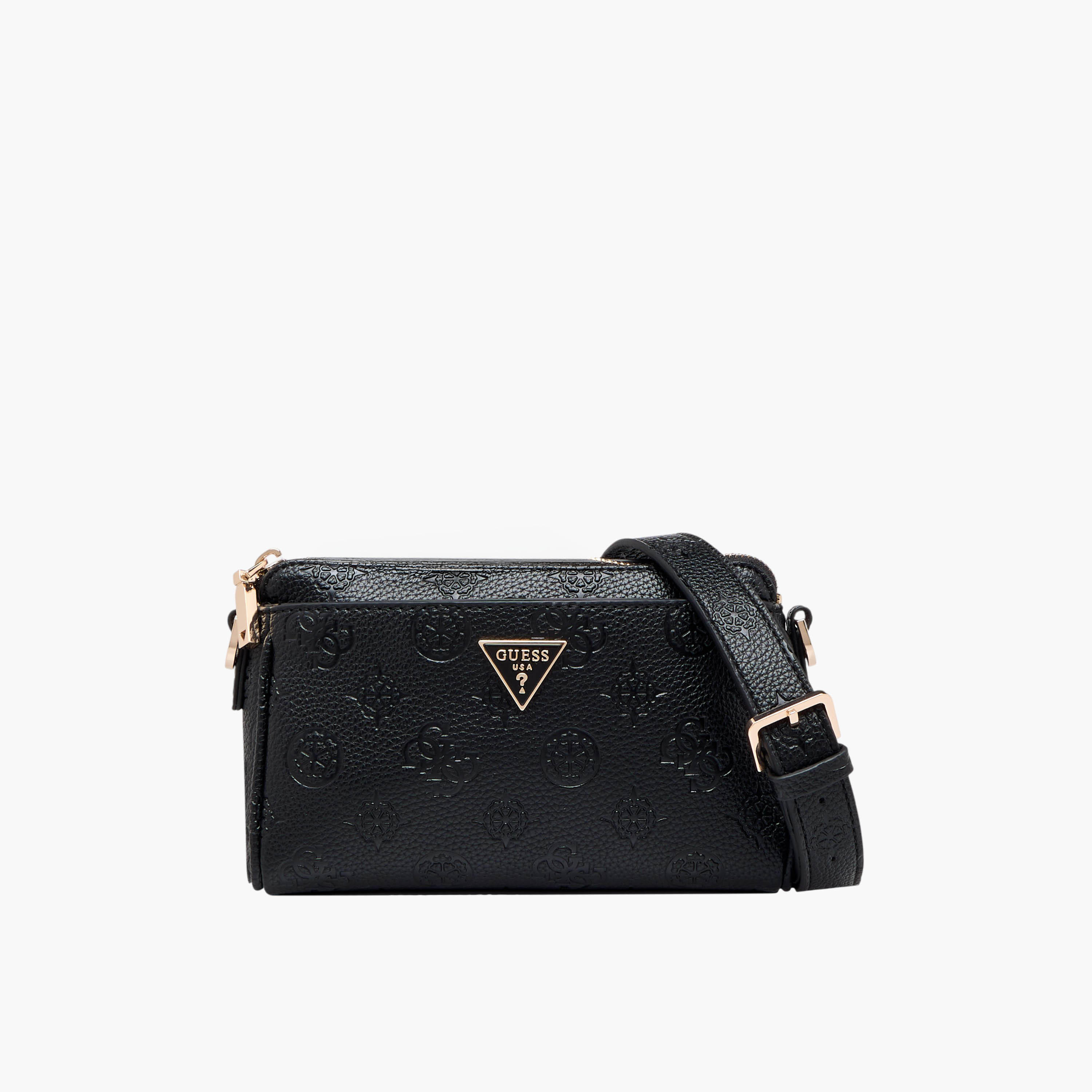 Guess Cresidia II Monogram Embossed Crossbody Bag with Adjustable Strap-women-bagsandwallets-handbags-image-1