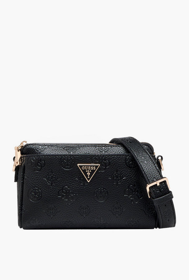Guess Cresidia II Monogram Embossed Crossbody Bag with Adjustable Strap-women-image-1
