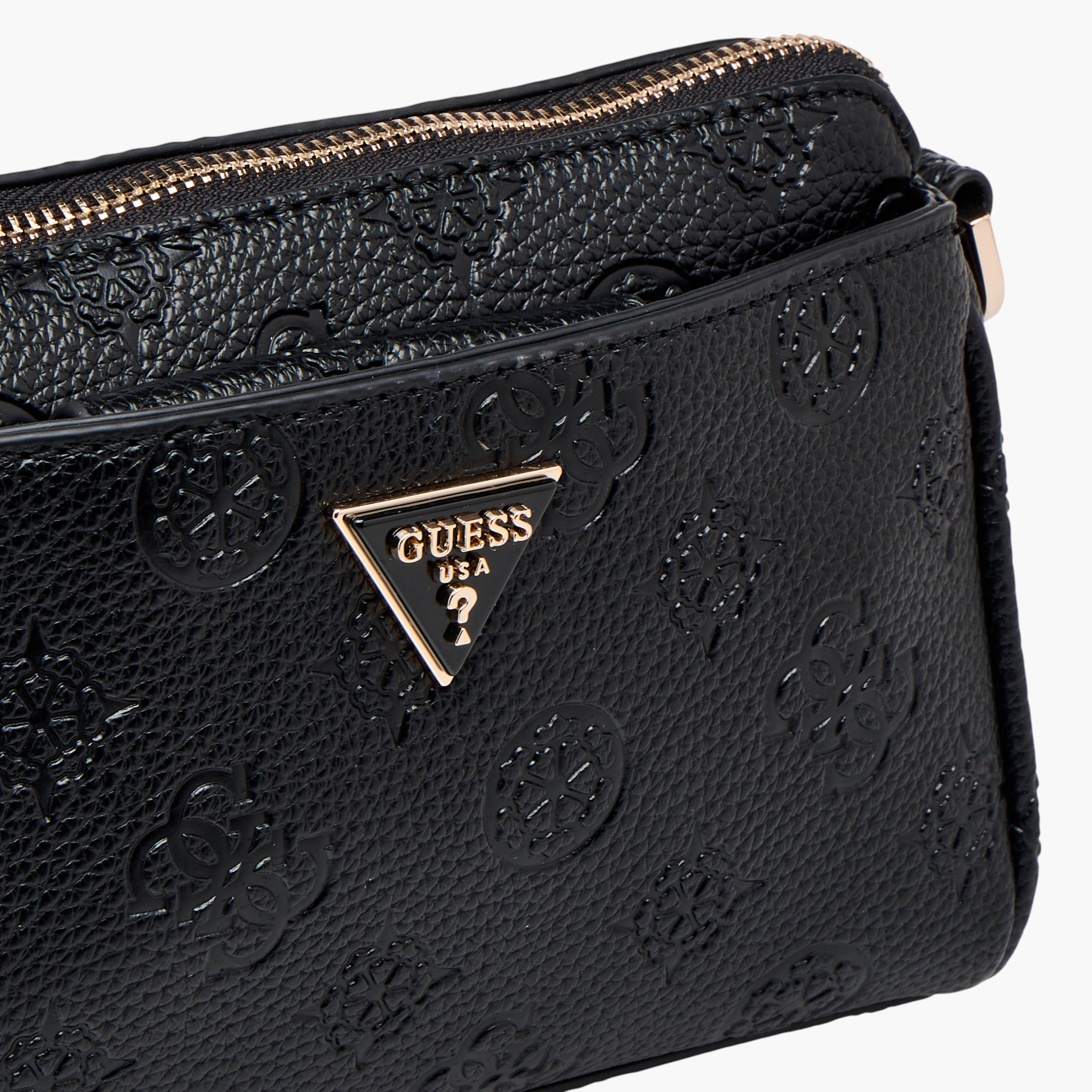 Guess Cresidia II Monogram Embossed Crossbody Bag with Adjustable Strap-women-bagsandwallets-handbags-image-5