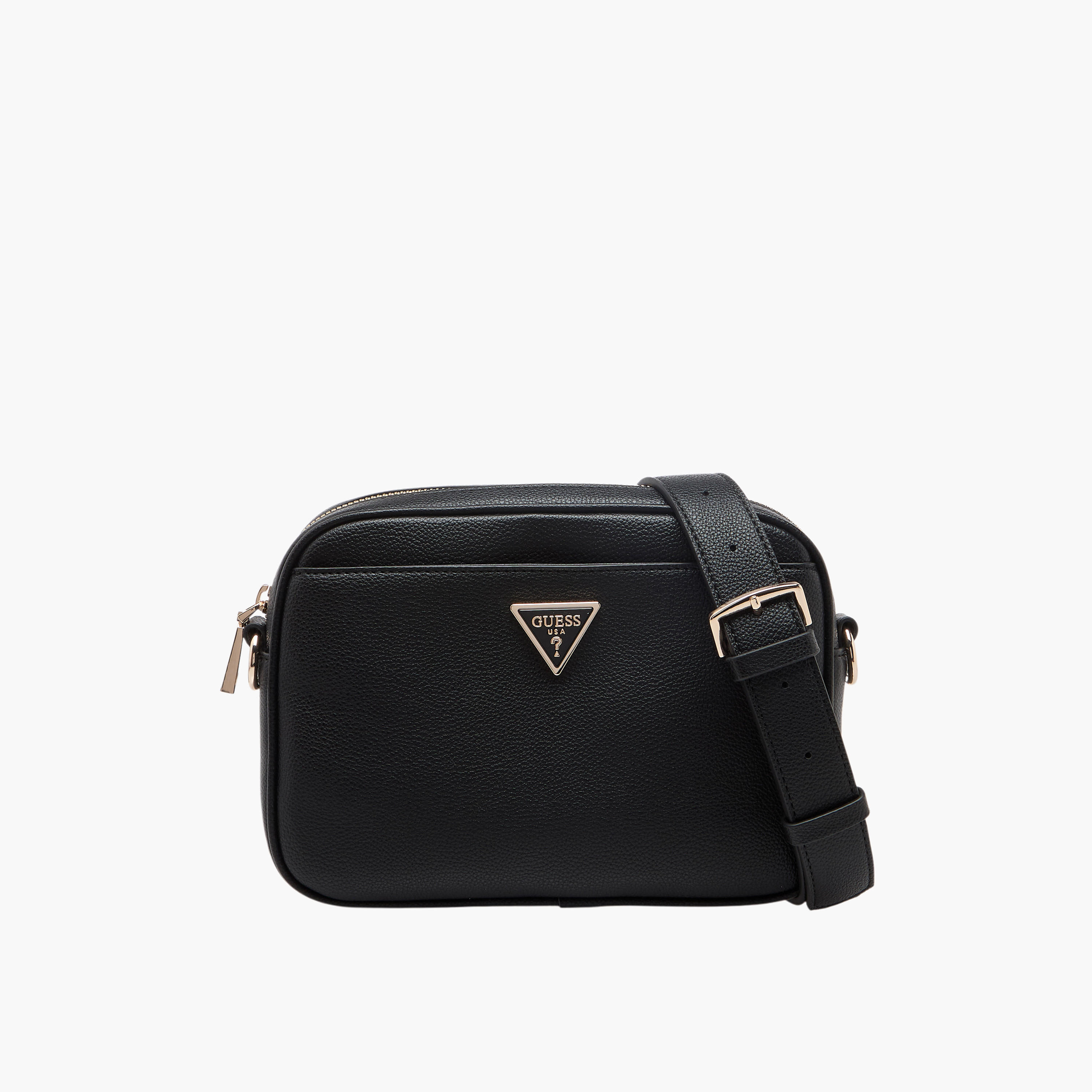 Guess Meridian II Textured Crossbody Bag with Detachable Strap-women-bagsandwallets-handbags-image-1