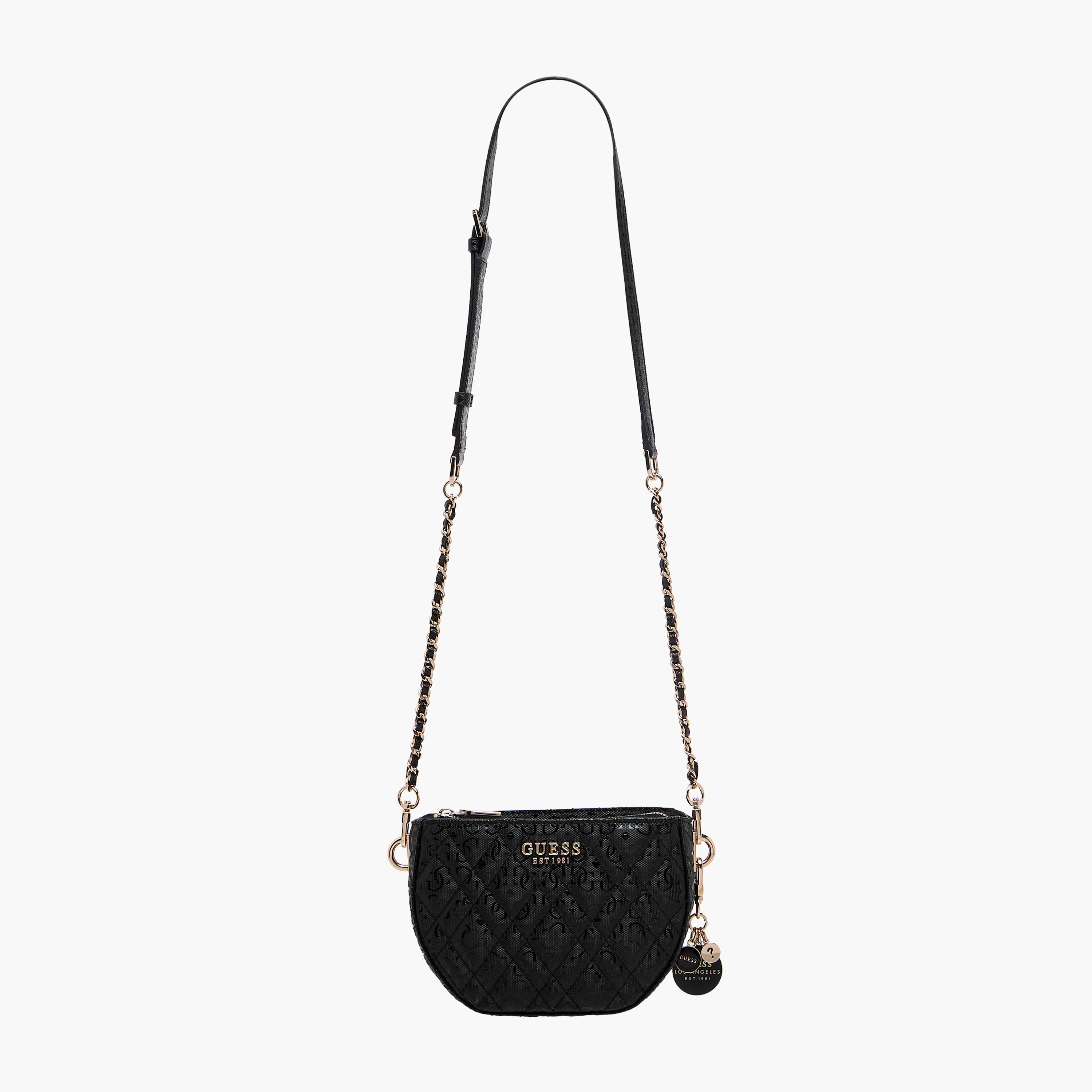 Guess Isemay Quilted Crossbody Bag with Detachable Strap-women-bagsandwallets-handbags-image-3