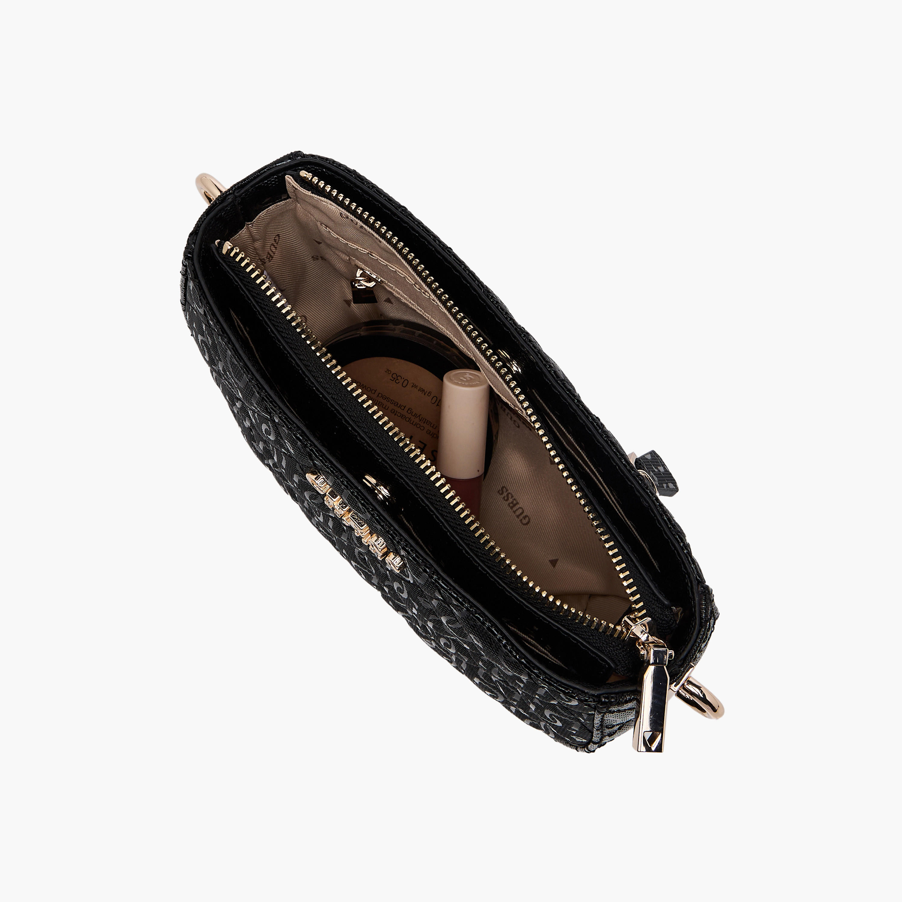 Guess Isemay Quilted Crossbody Bag with Detachable Strap-women-bagsandwallets-handbags-image-8