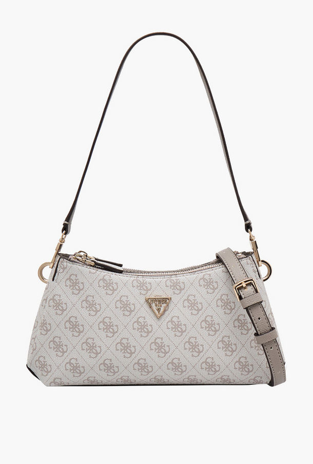 Guess Noelle II Monogram Texture Shoulder Bag with Detachable Strap-women-image-1