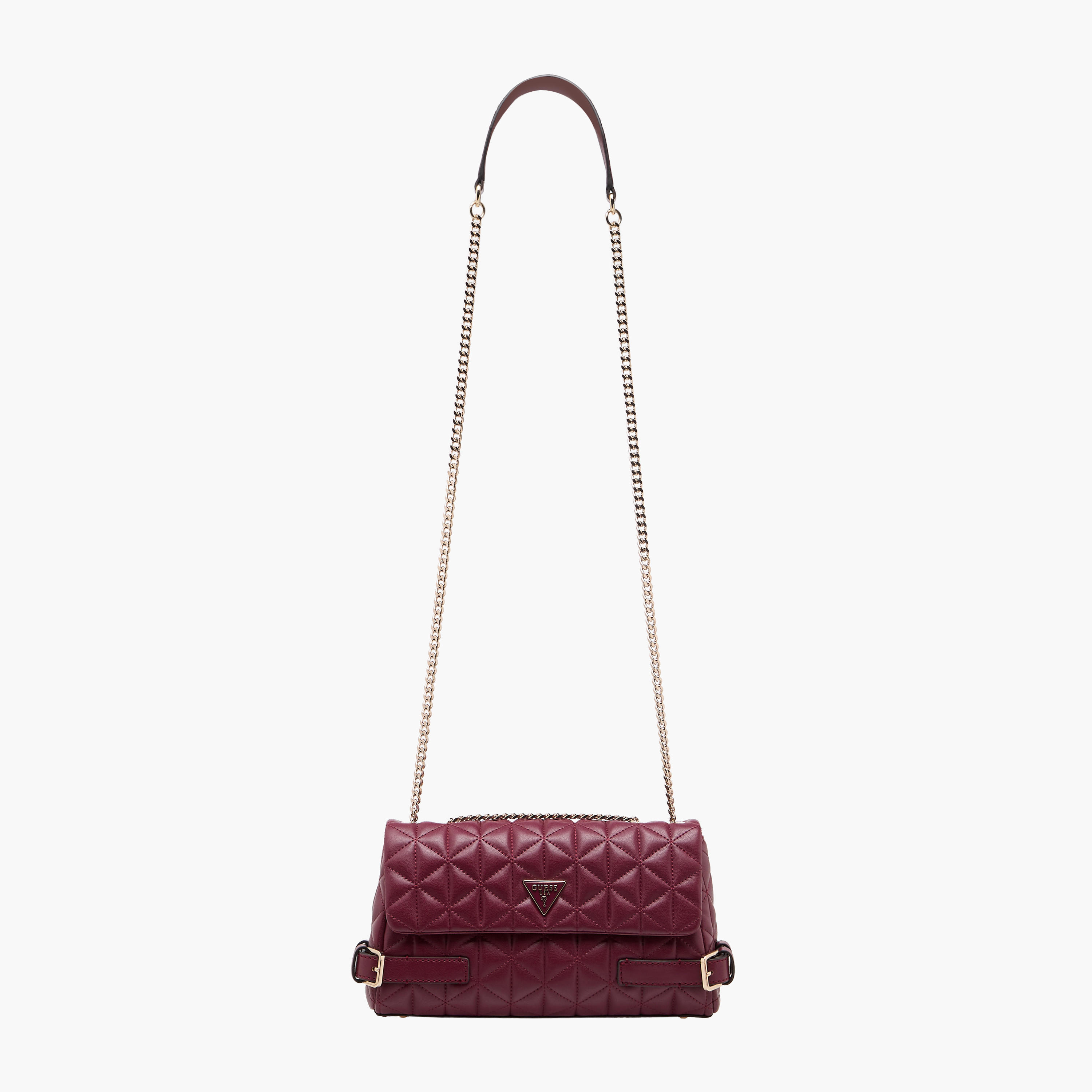 Guess Paisleigh Quilted Crossbody Bag with Flap Closure-women-bagsandwallets-handbags-image-3