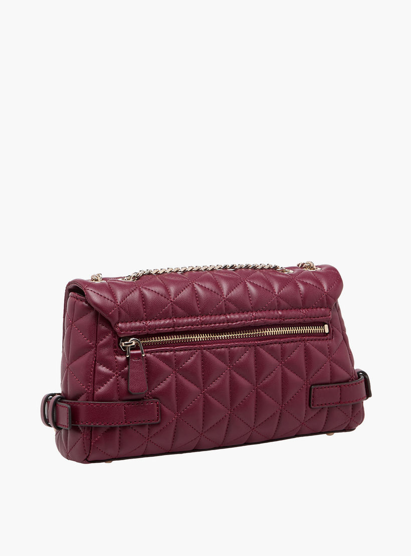 Guess Paisleigh Quilted Crossbody Bag with Flap Closure-women-bagsandwallets-handbags-image-4